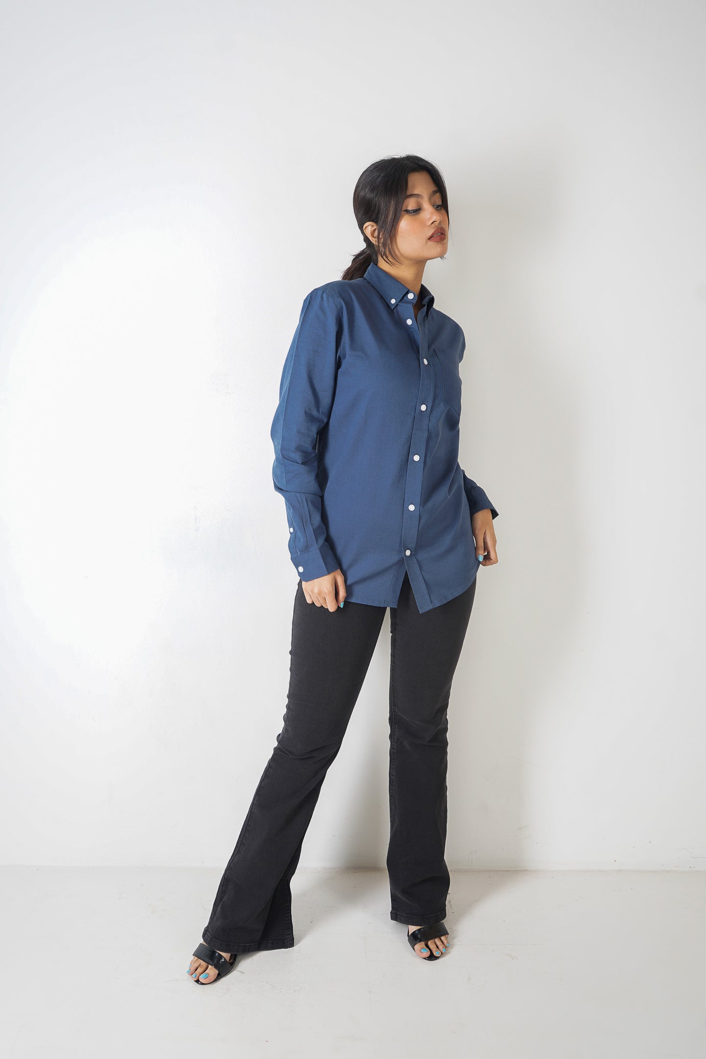 Oxford Shirt - Uninhibited - Unisex - Navy