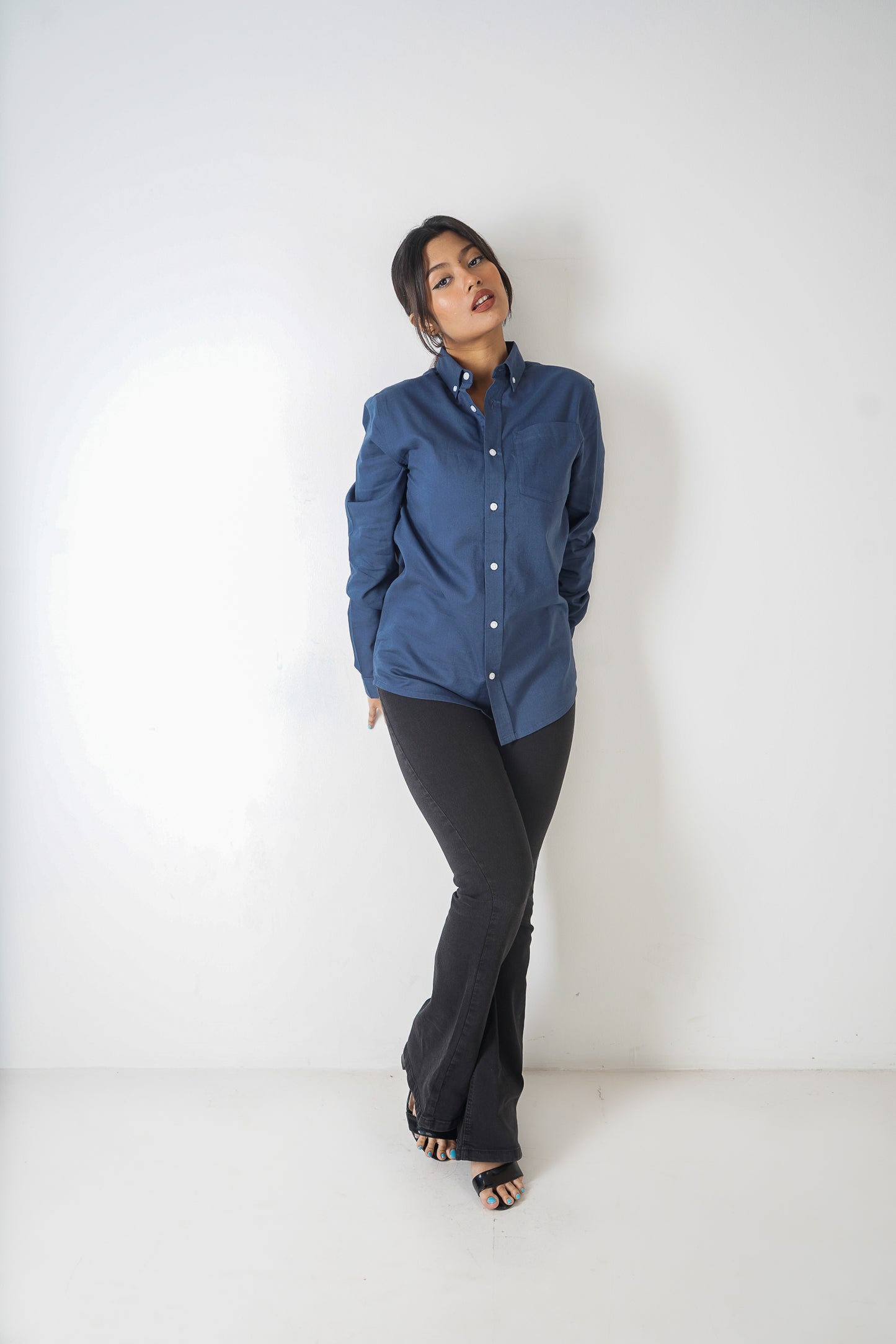 Oxford Shirt - Uninhibited - Unisex - Navy