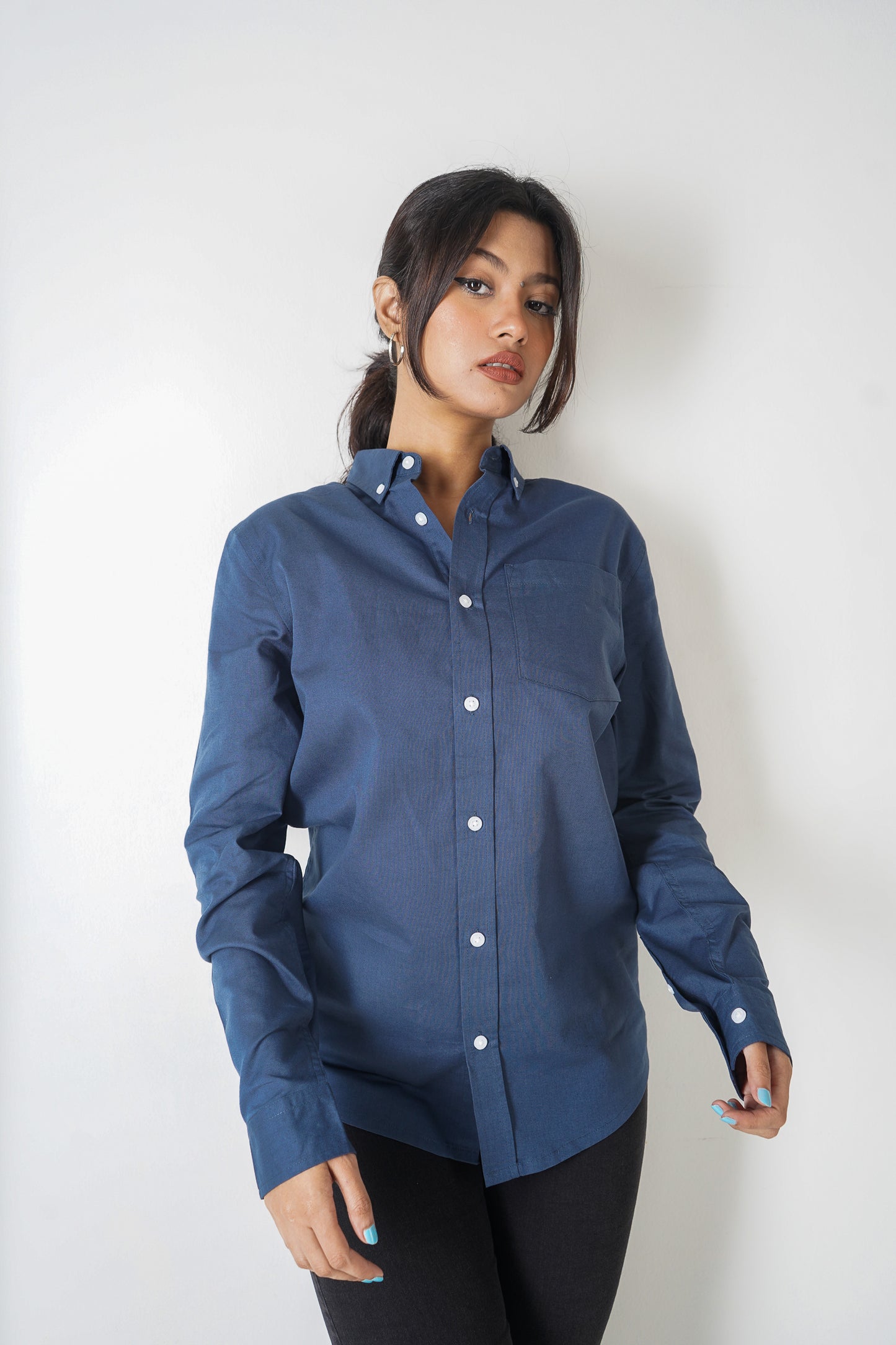 Oxford Shirt - Uninhibited - Unisex - Navy