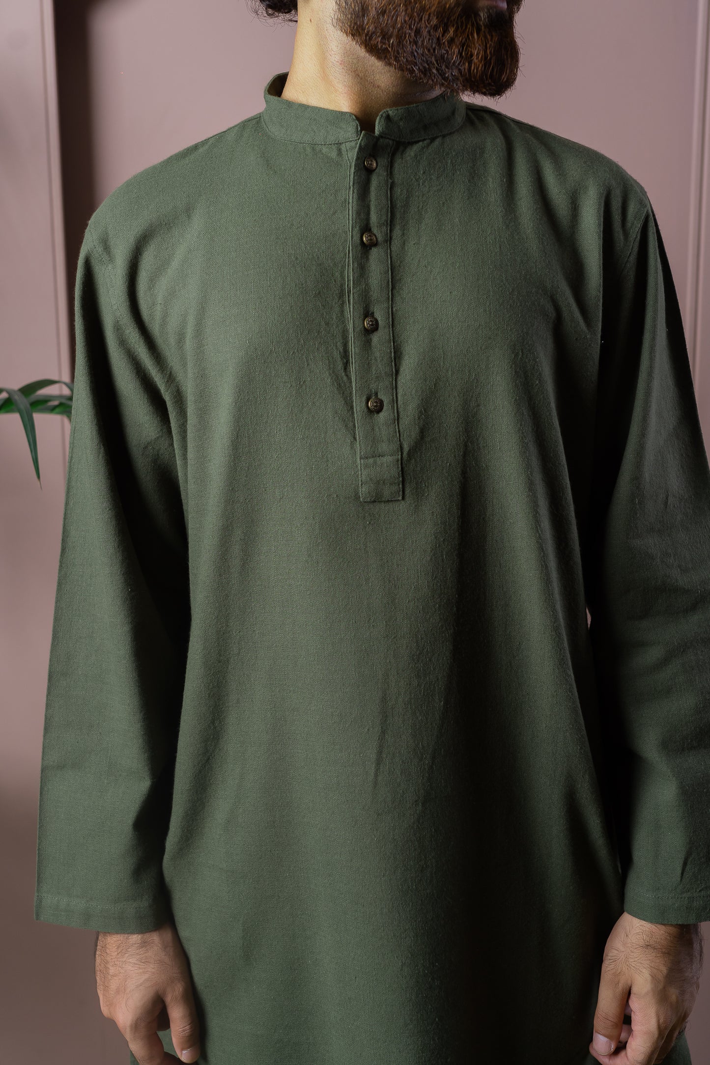 Ezran - Dark Olive Panjabi