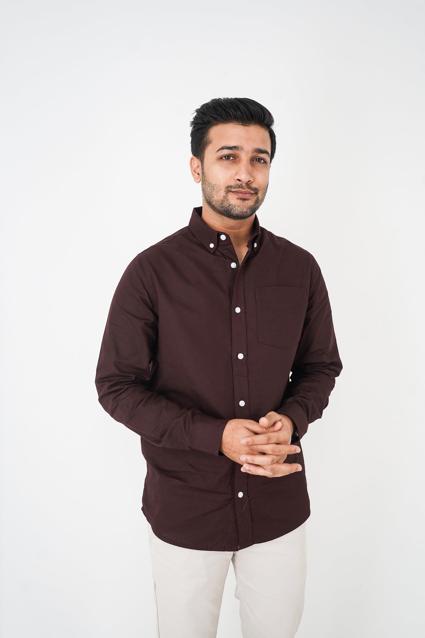 Oxford Shirt - Uninhibited - Dark Brown