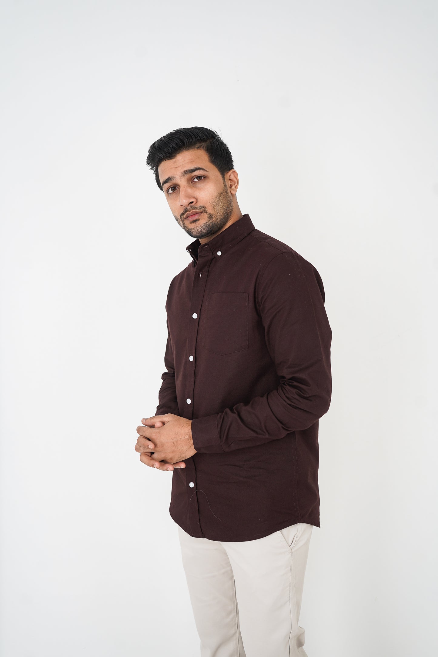 Oxford Shirt - Uninhibited - Dark Brown