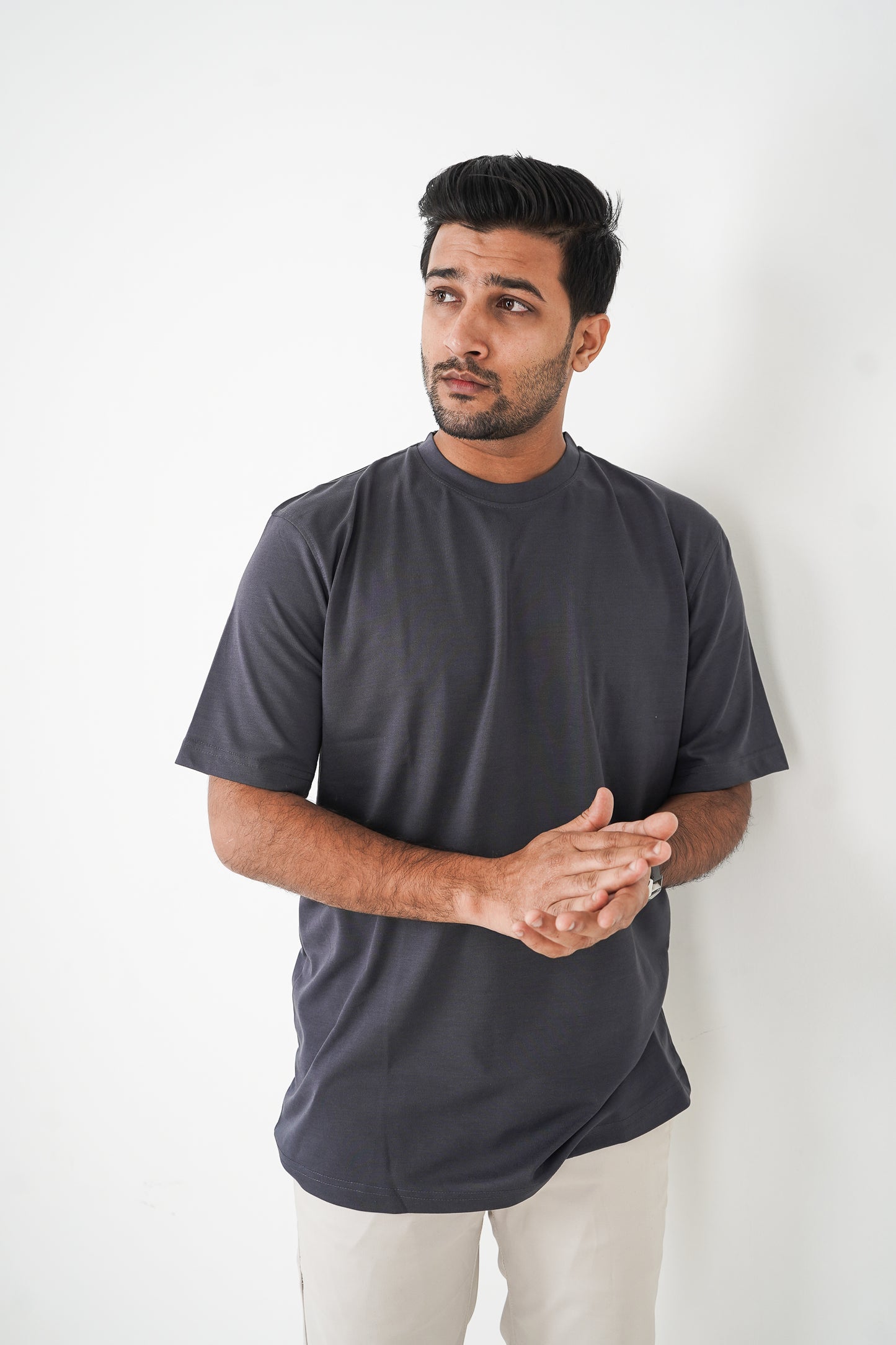 Basic T-Shirt - Charcoal