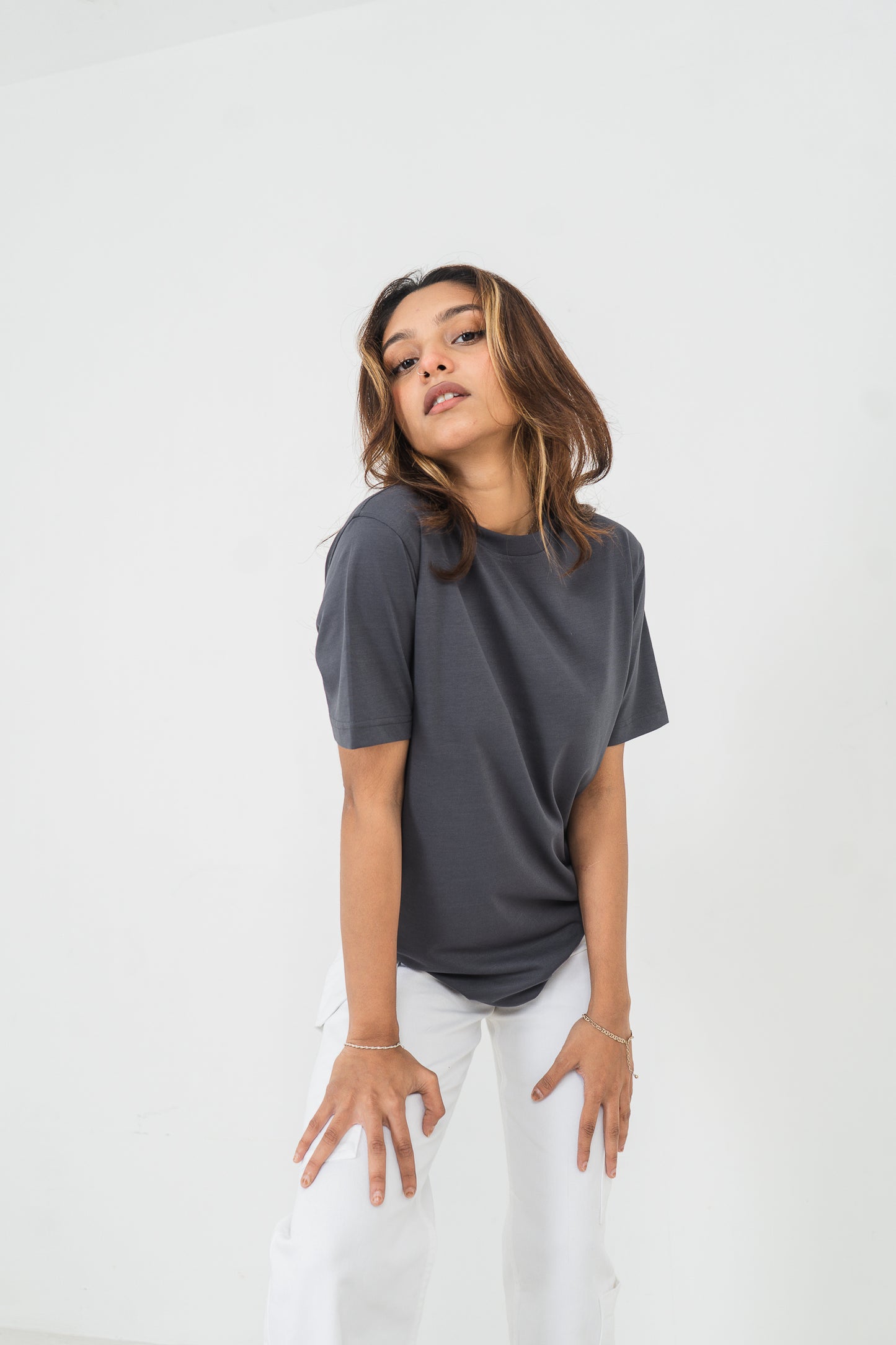Basic T-Shirt- Unisex - Charcoal
