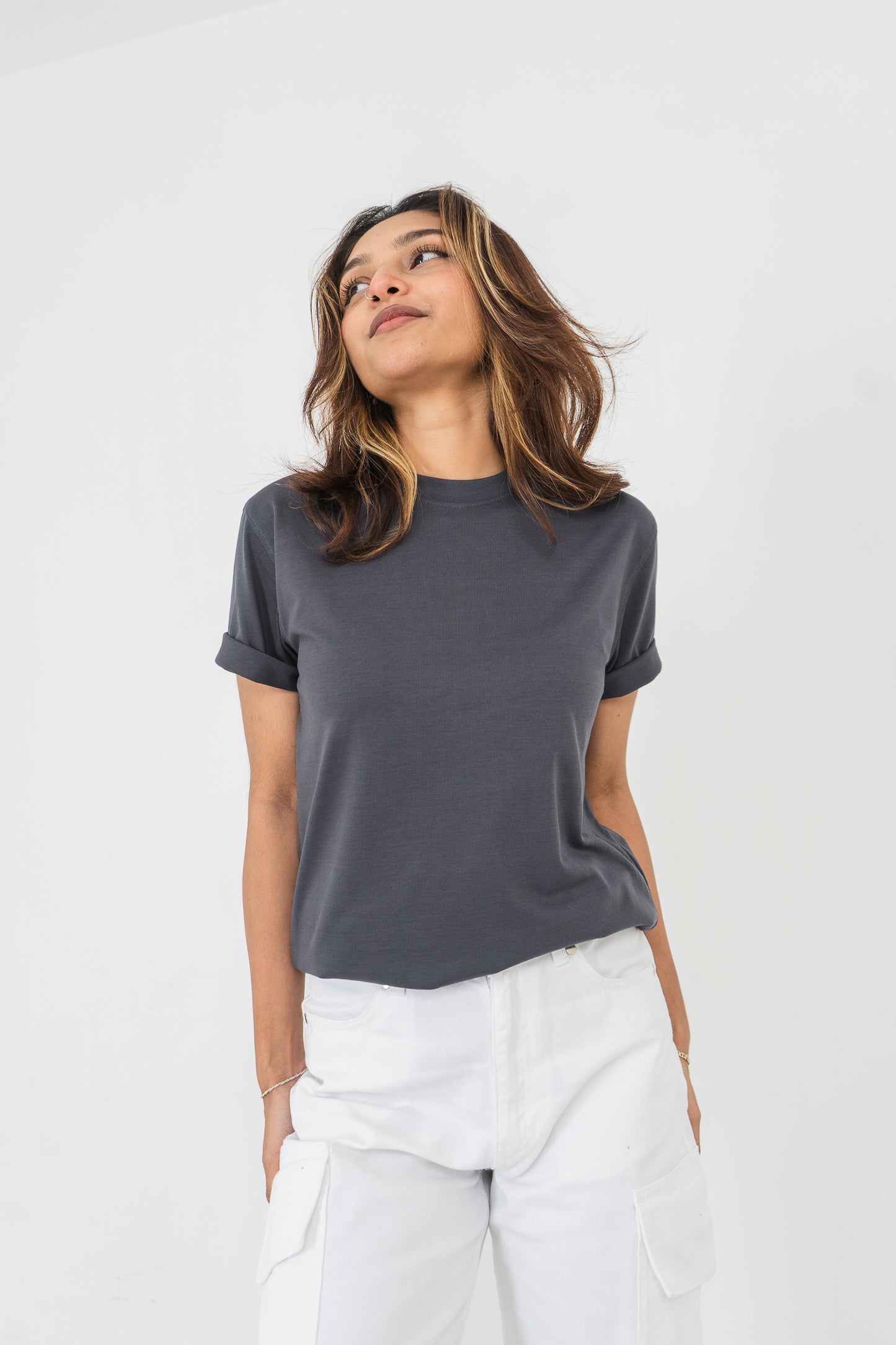 Basic T-Shirt- Unisex - Charcoal