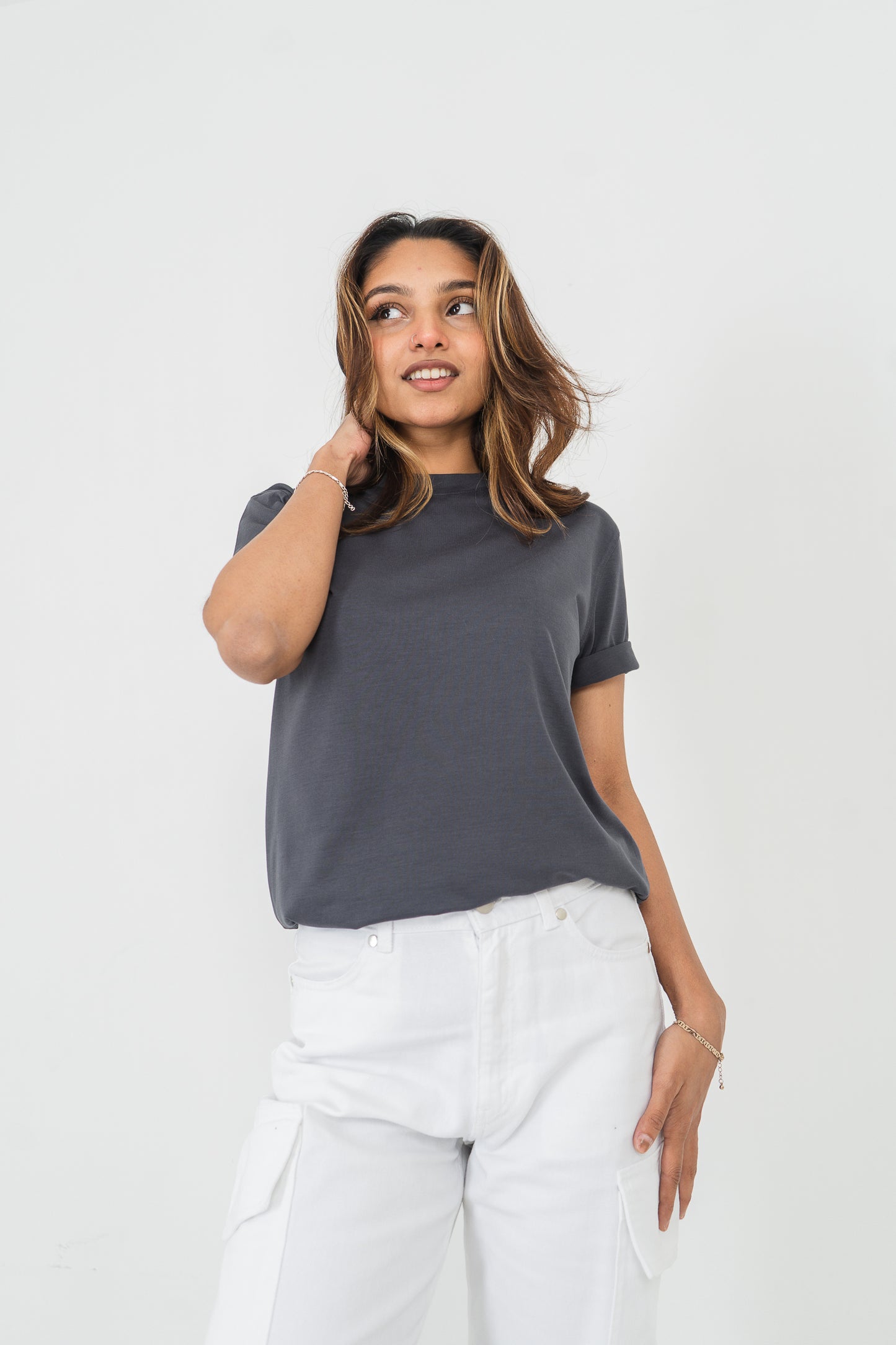 Basic T-Shirt- Unisex - Charcoal