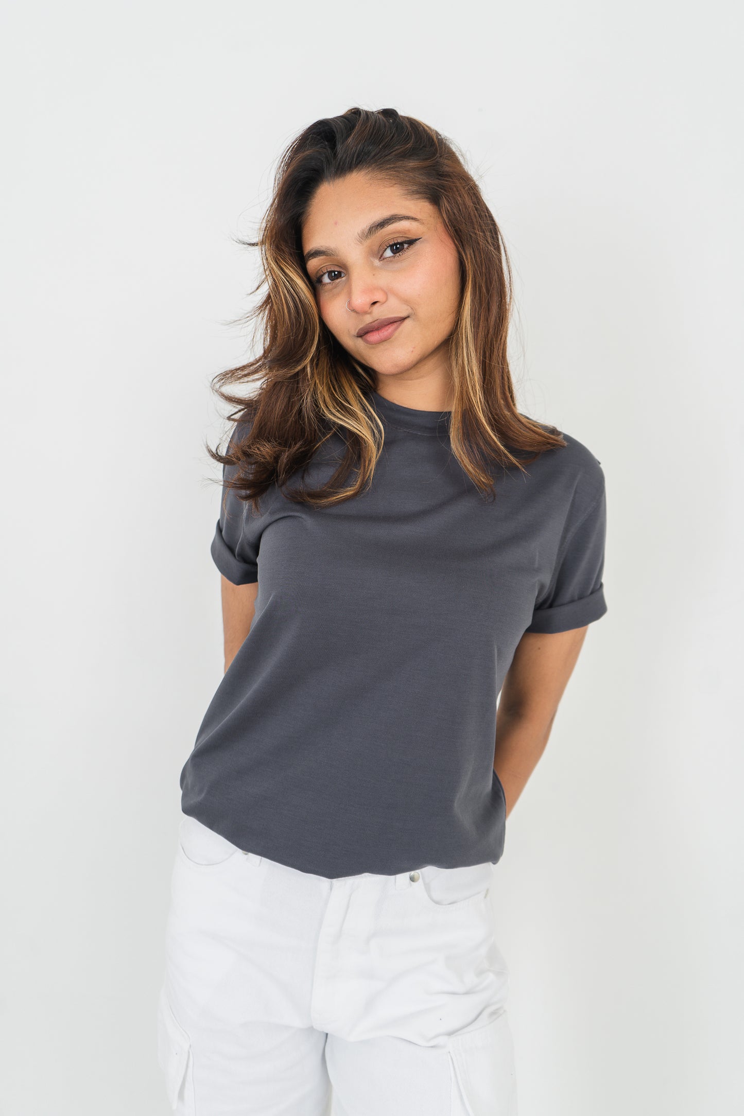 Basic T-Shirt- Unisex - Charcoal