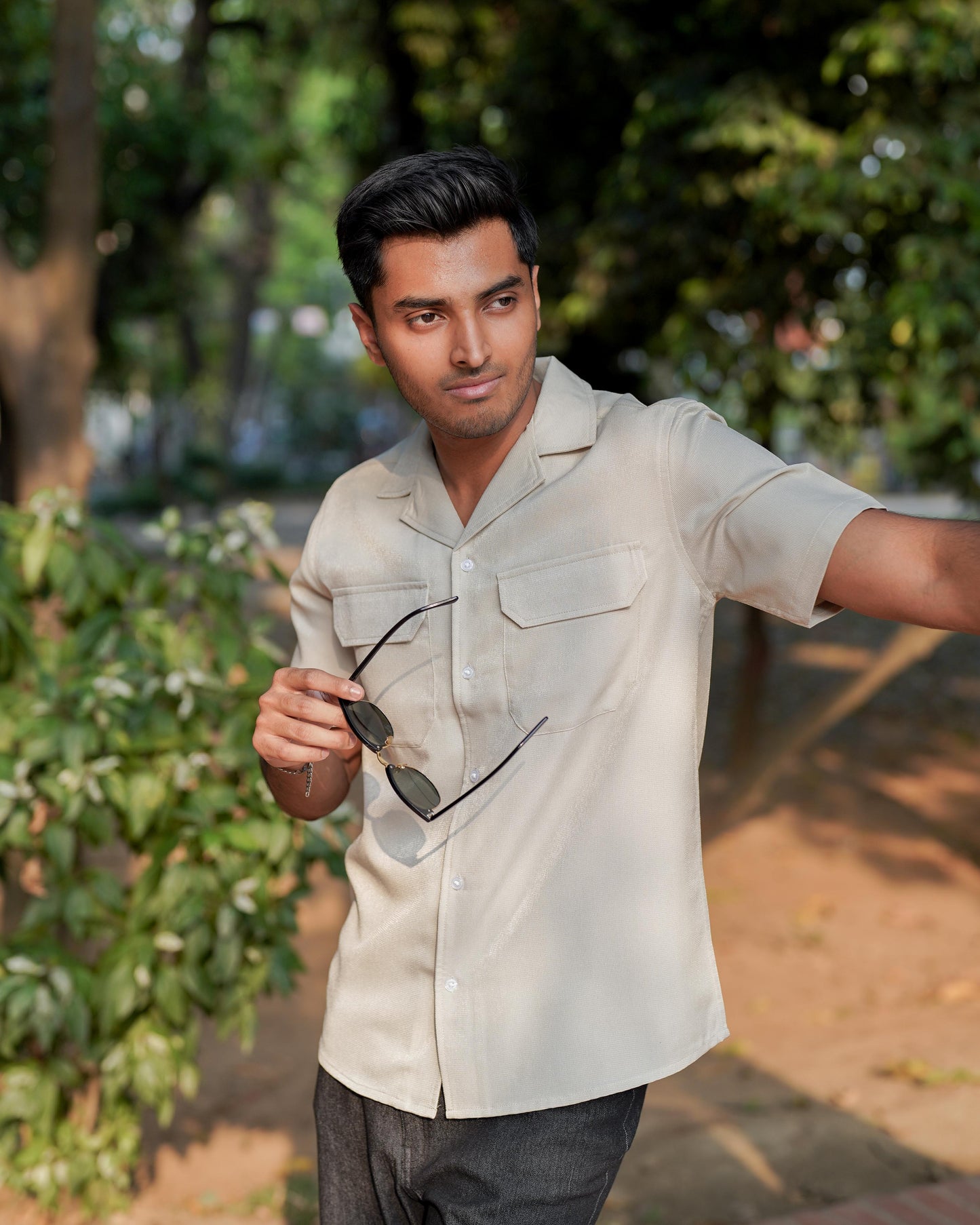 Curtis Cuba - Sepia - Cuban Shirt For Men