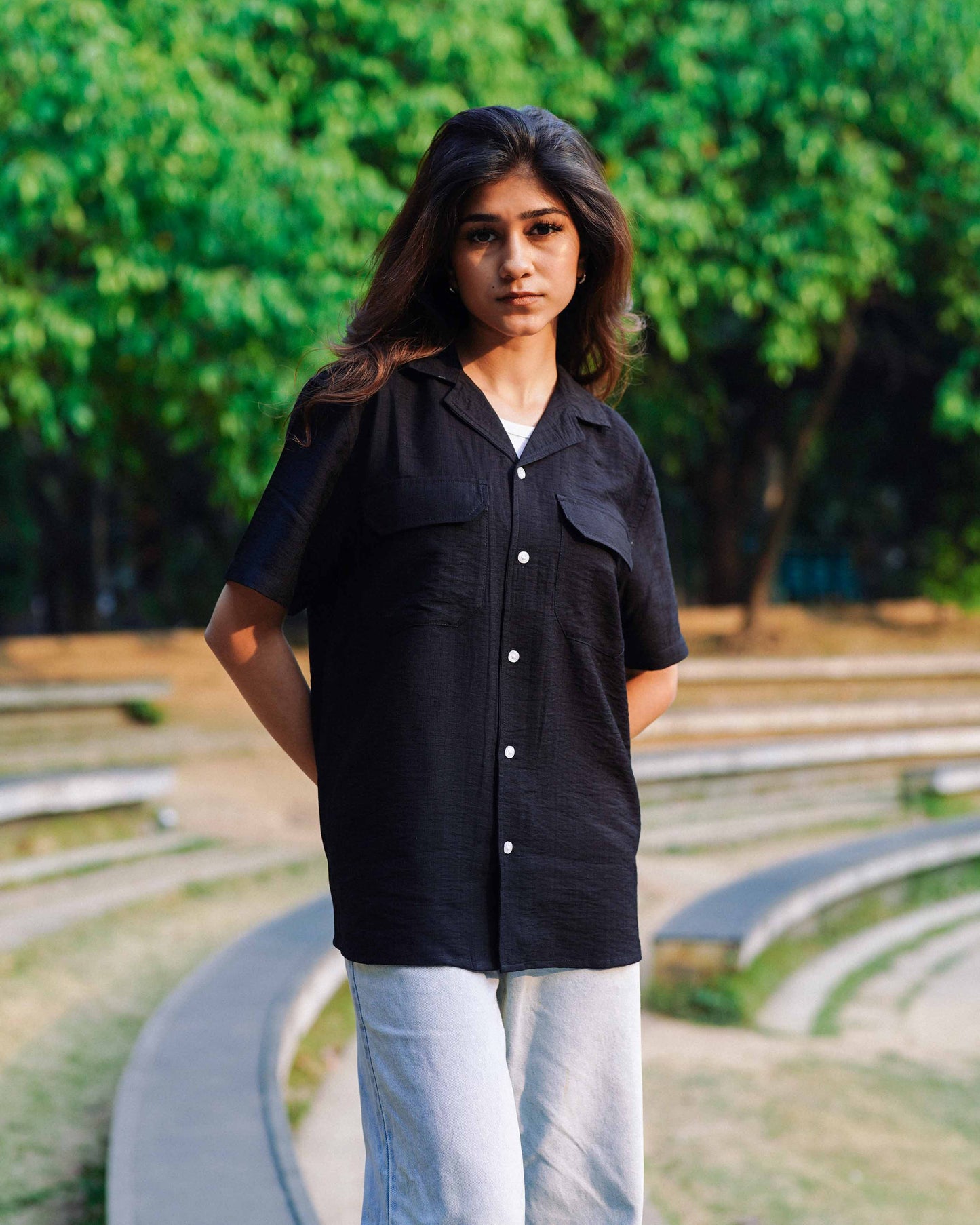 Curtis Cuba - Black - Cuban Shirt - Unisex