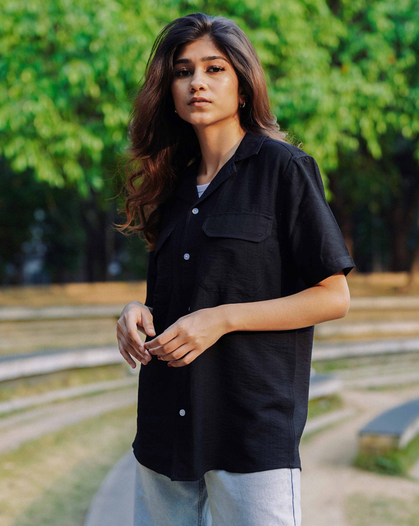 Curtis Cuba - Black - Cuban Shirt - Unisex