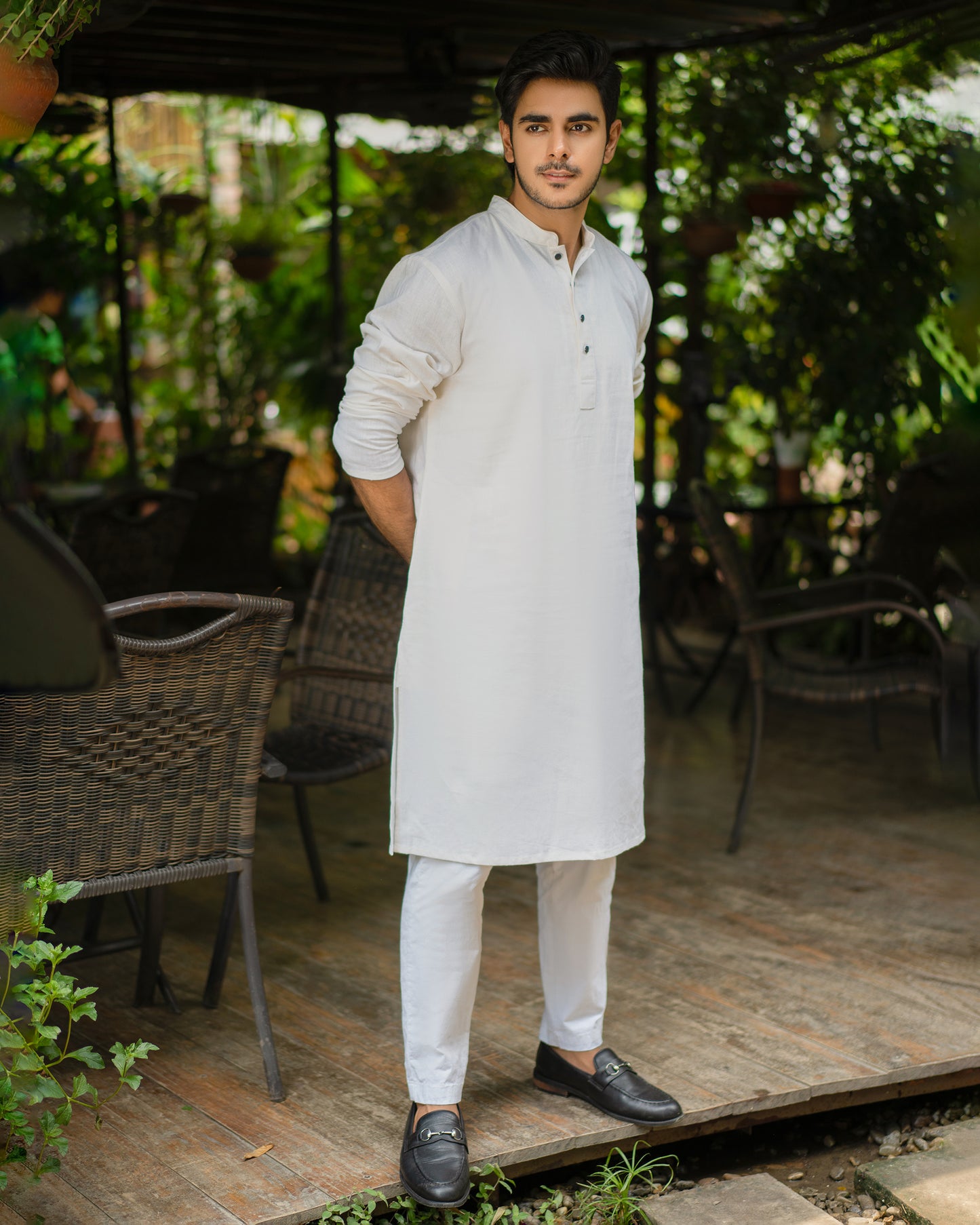 ASIAR 23' Panjabi - White