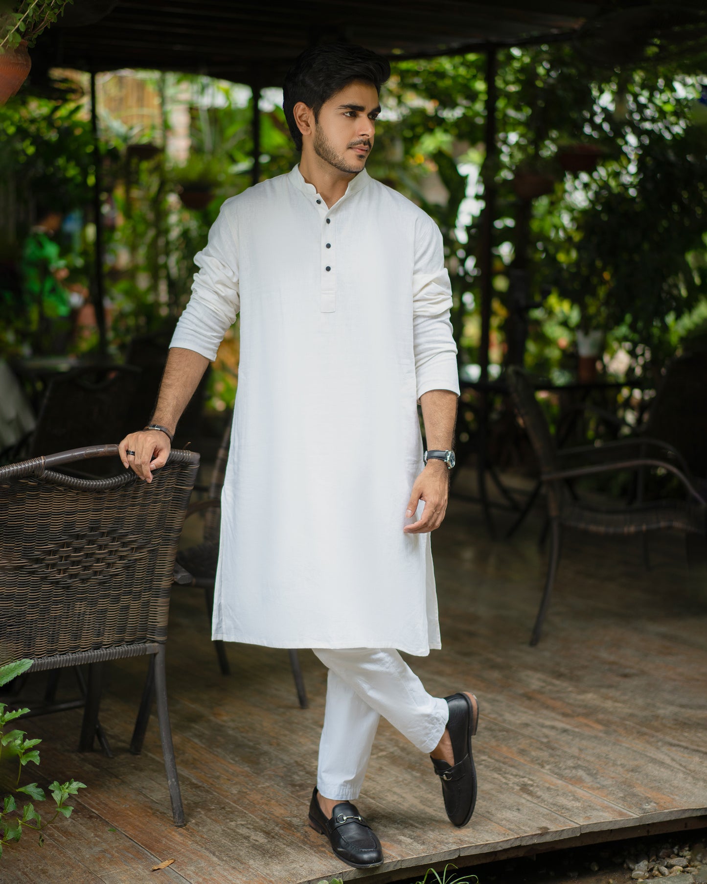 ASIAR 23' Panjabi - White