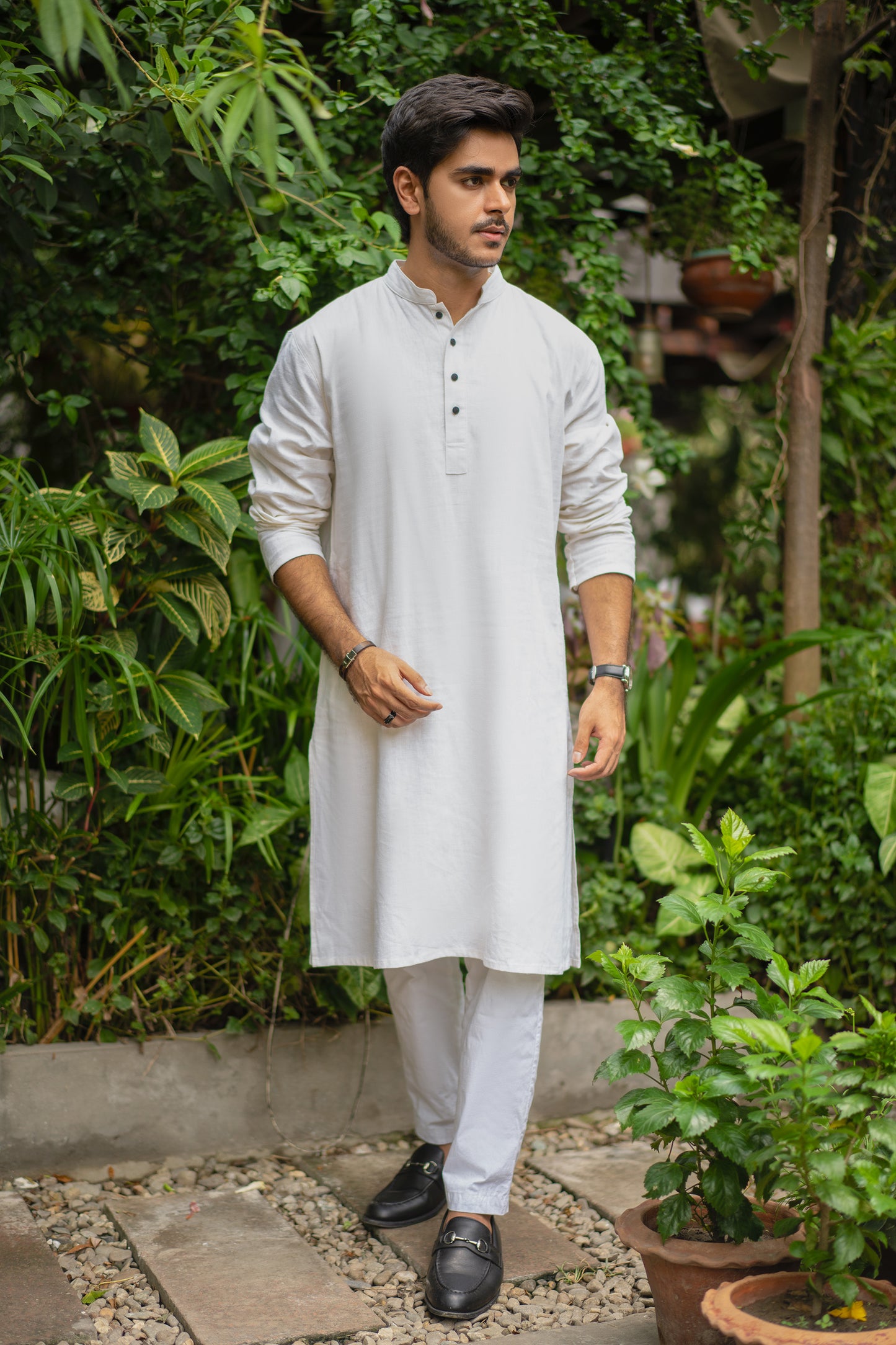ASIAR 23' Panjabi - White