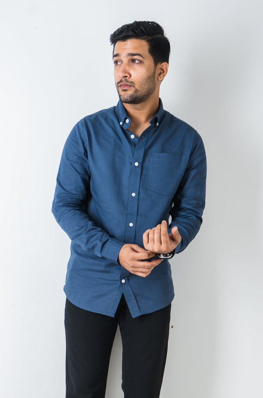 Oxford Shirt - Uninhibited - Navy