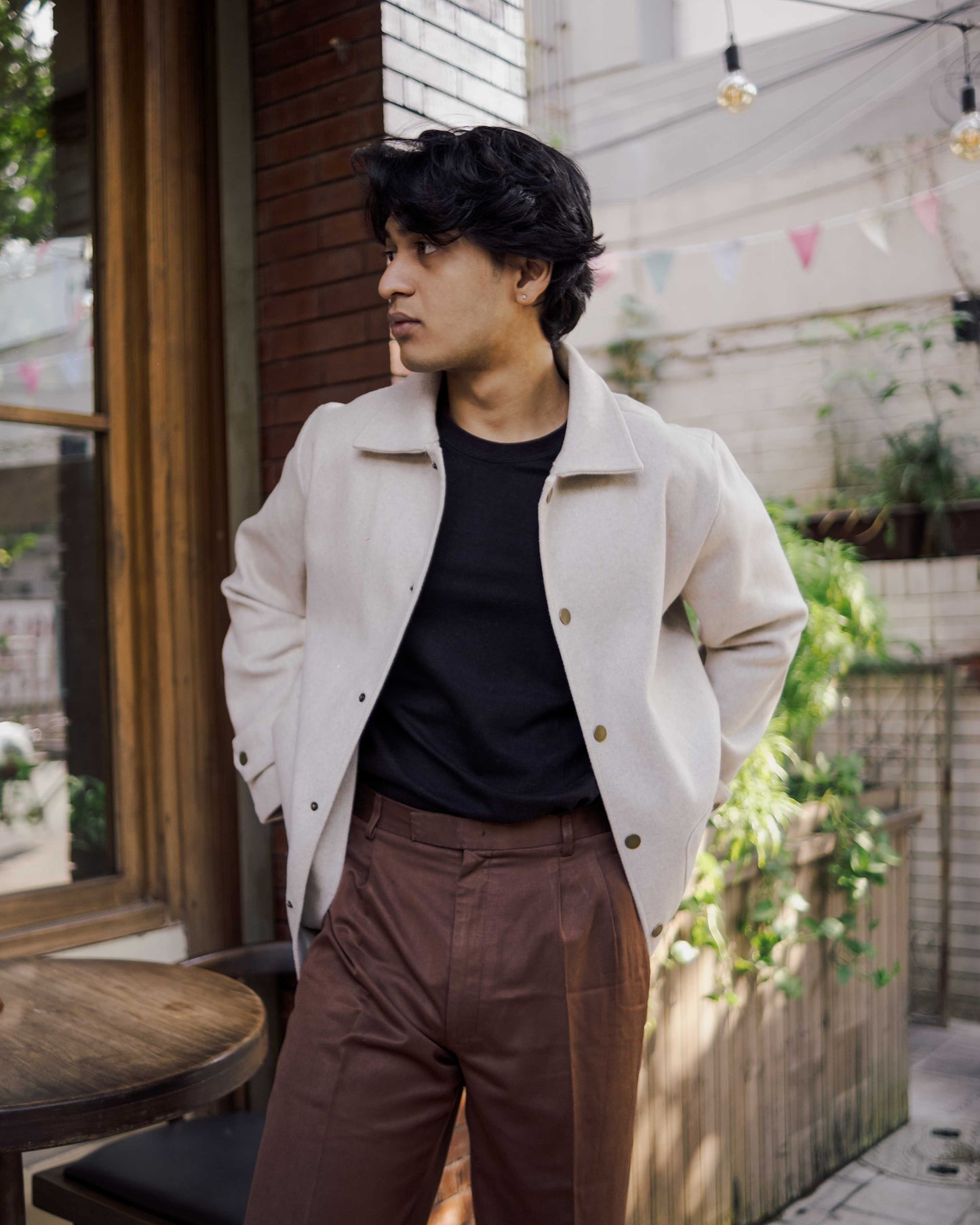 Kieran Coat Deluxe for Men - Beige