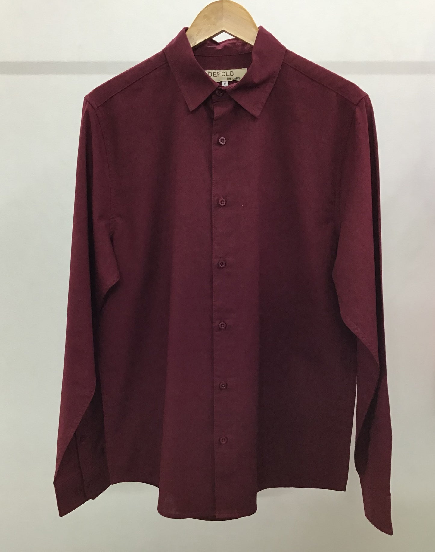 Oxford Shirt for Men - Maroon