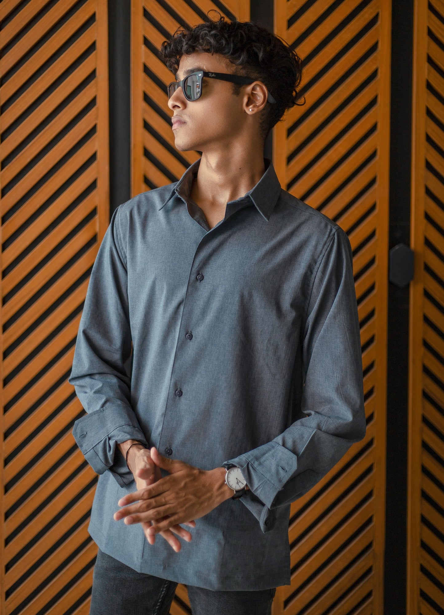 Casual Shirt for Men - Ash