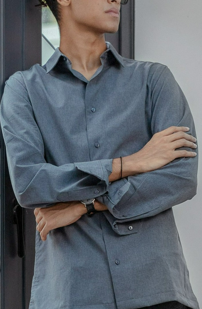 Casual Shirt for Men - Ash