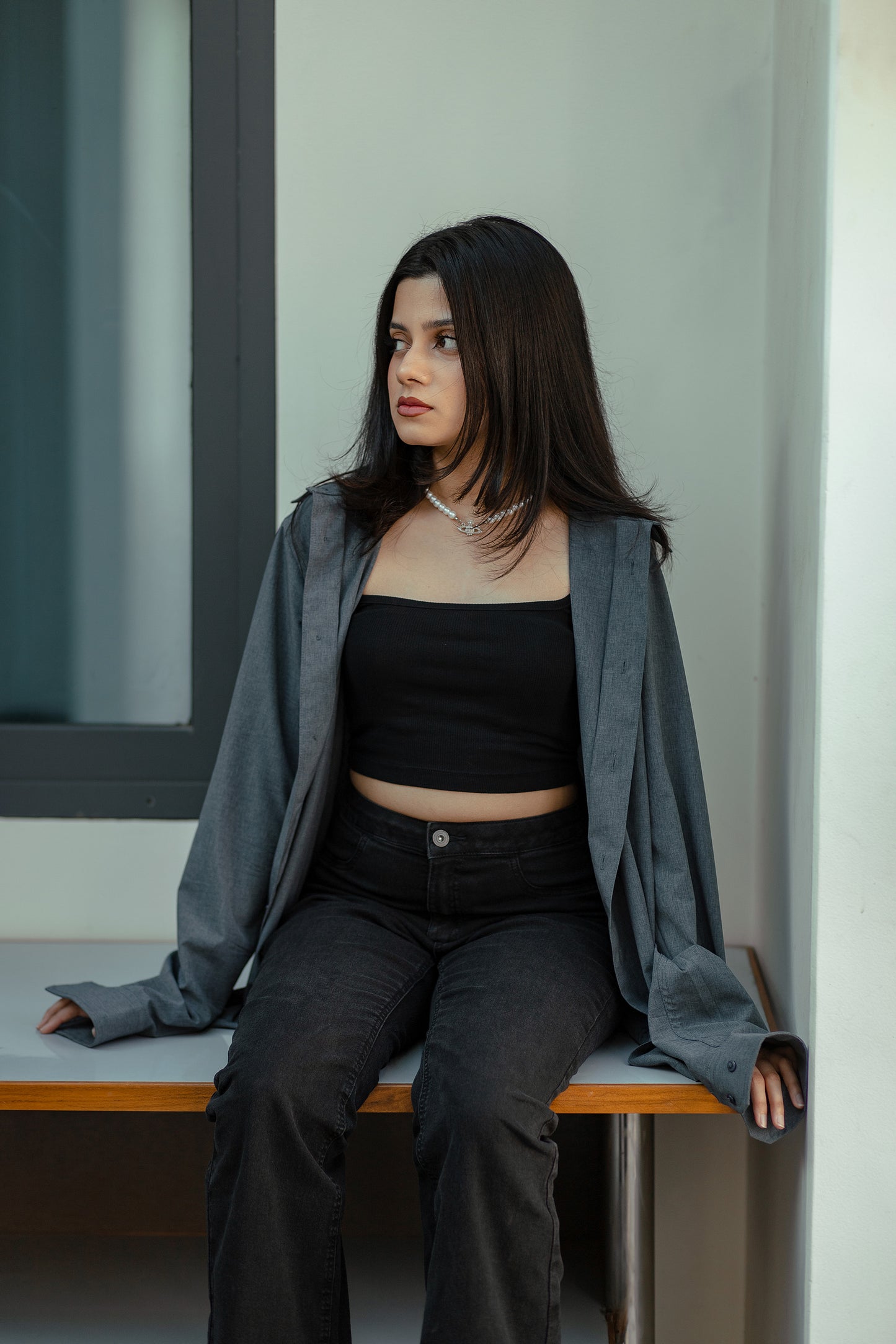 Casual Shirt - Unisex - Ash