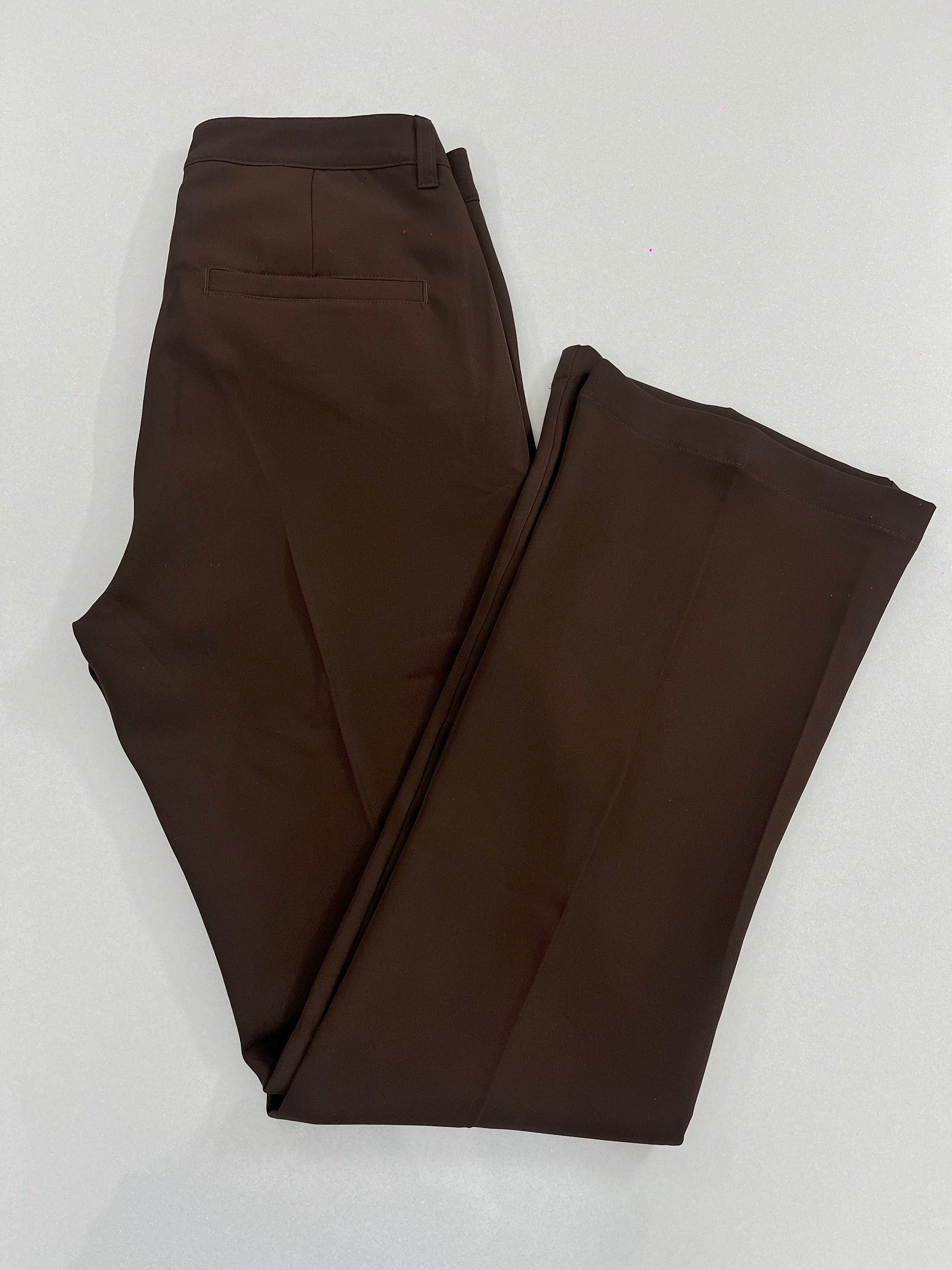 Flared Bootcut Pants For Men - Espresso