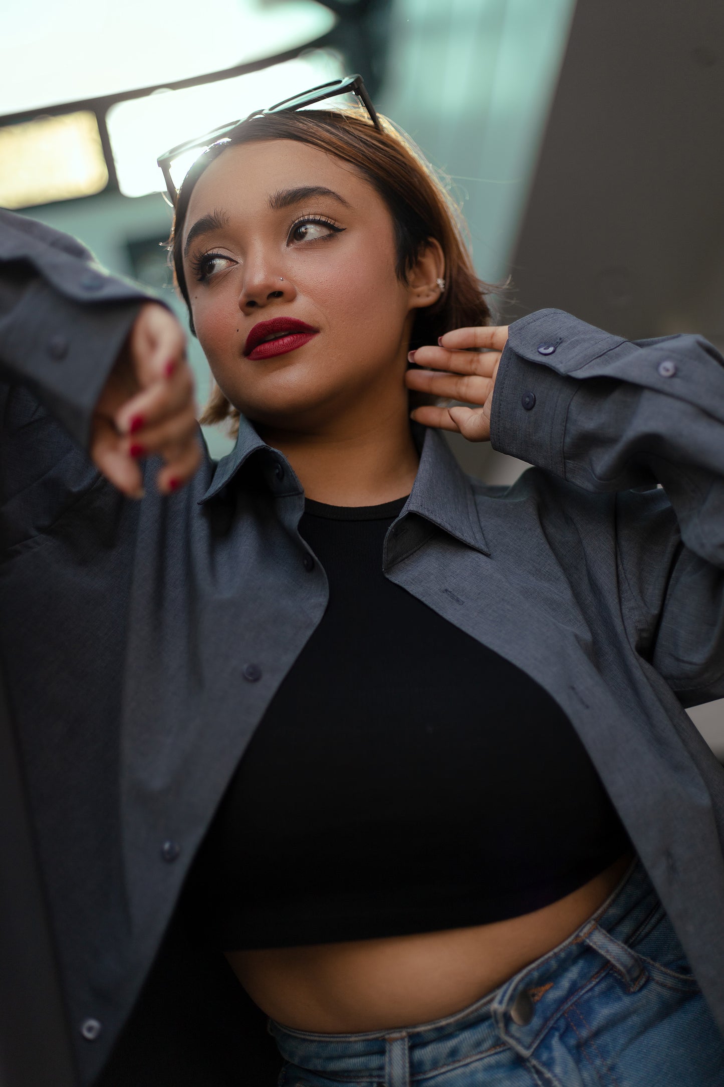 Casual Shirt - Unisex - Ash