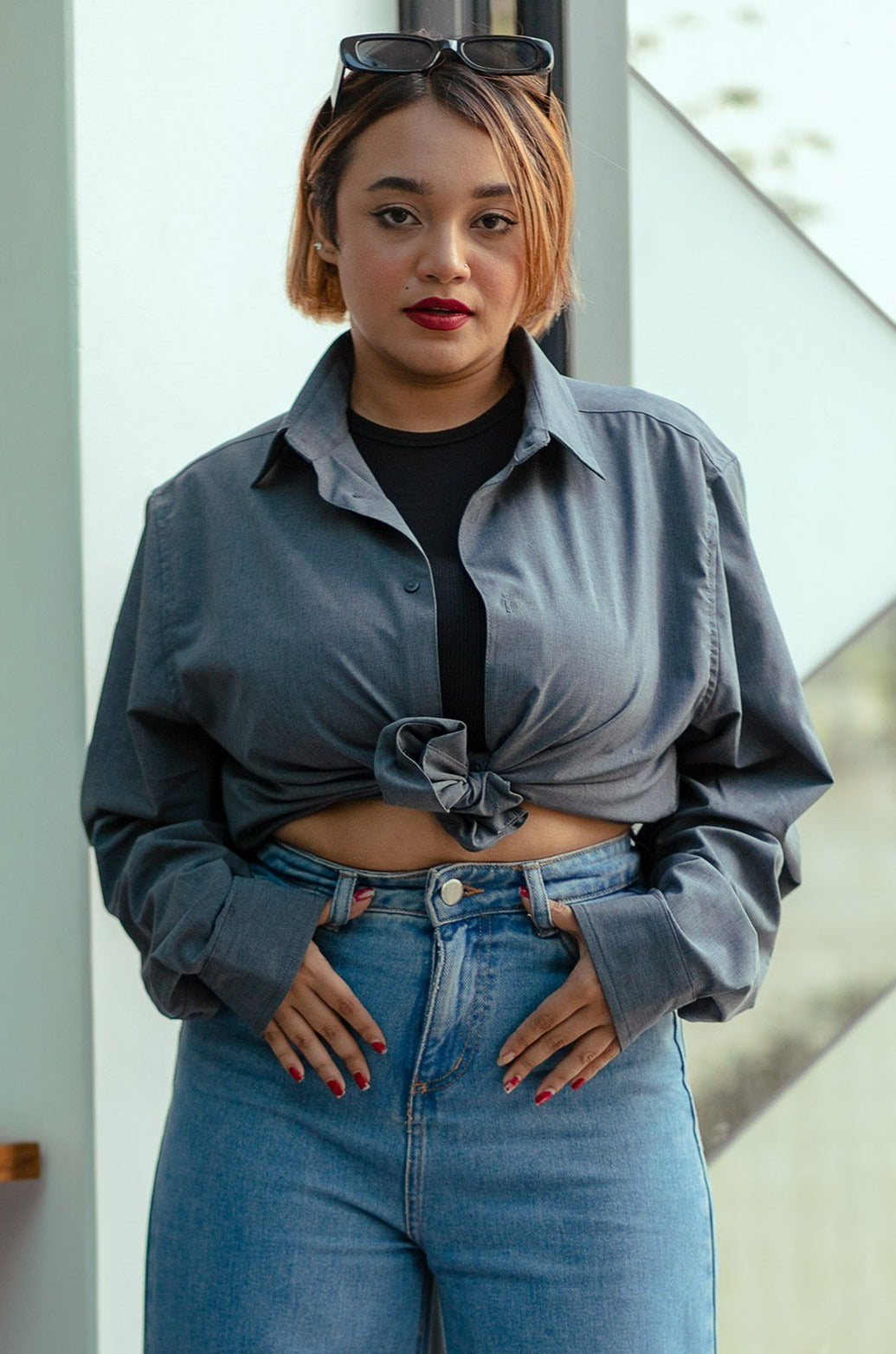 Casual Shirt - Unisex - Ash