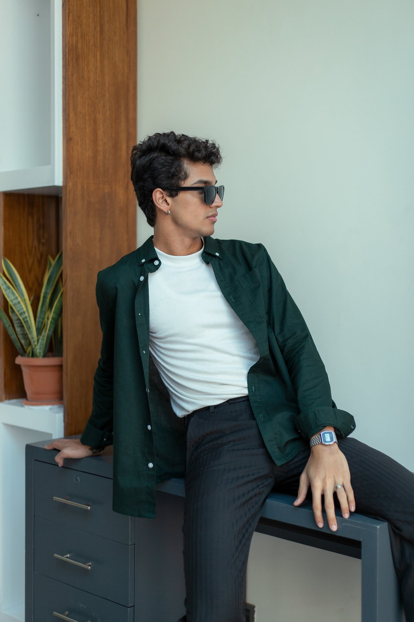 Oxford Shirt - Uninhibited - Dark Teal Green