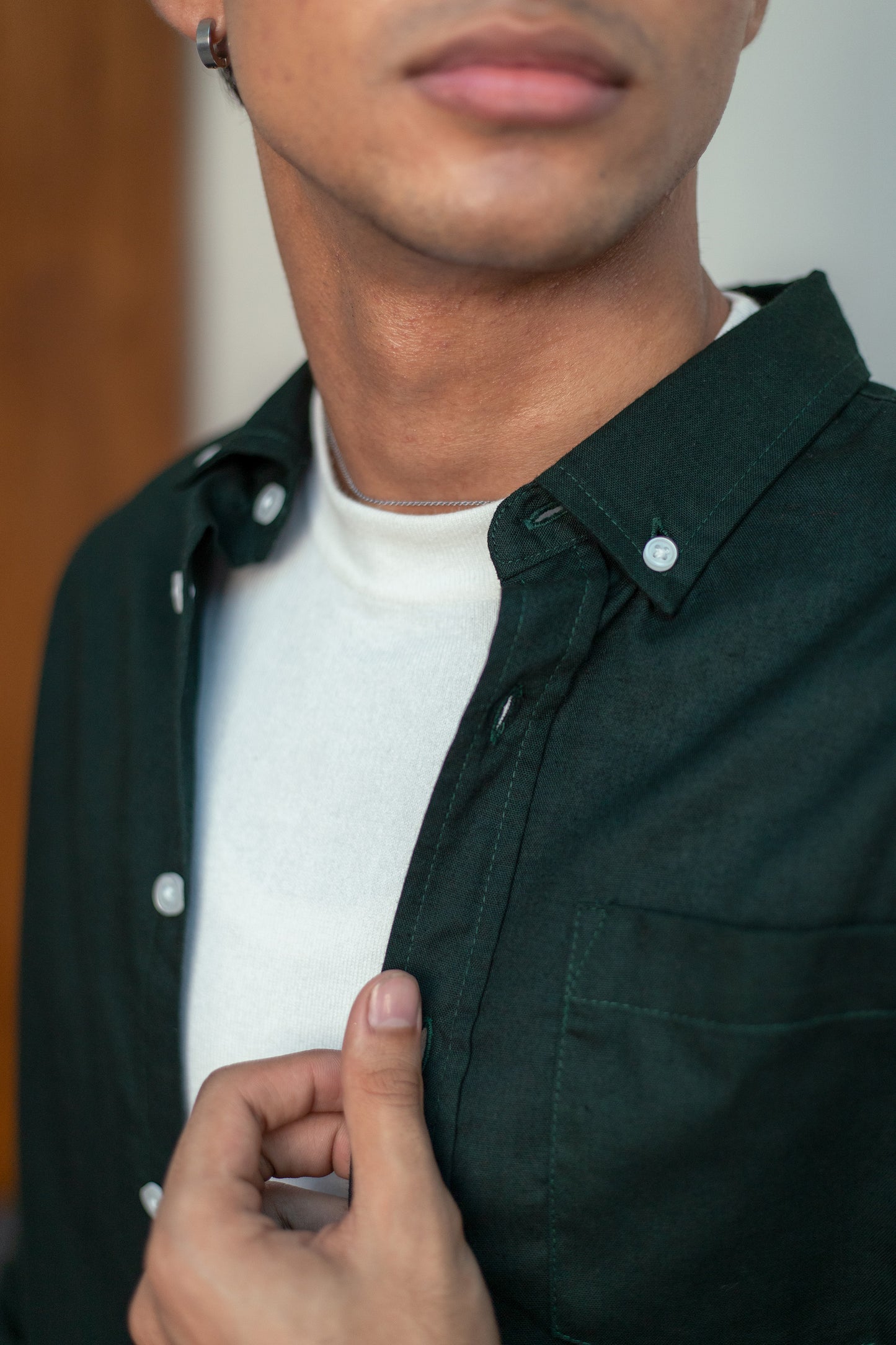 Oxford Shirt - Uninhibited - Dark Teal Green
