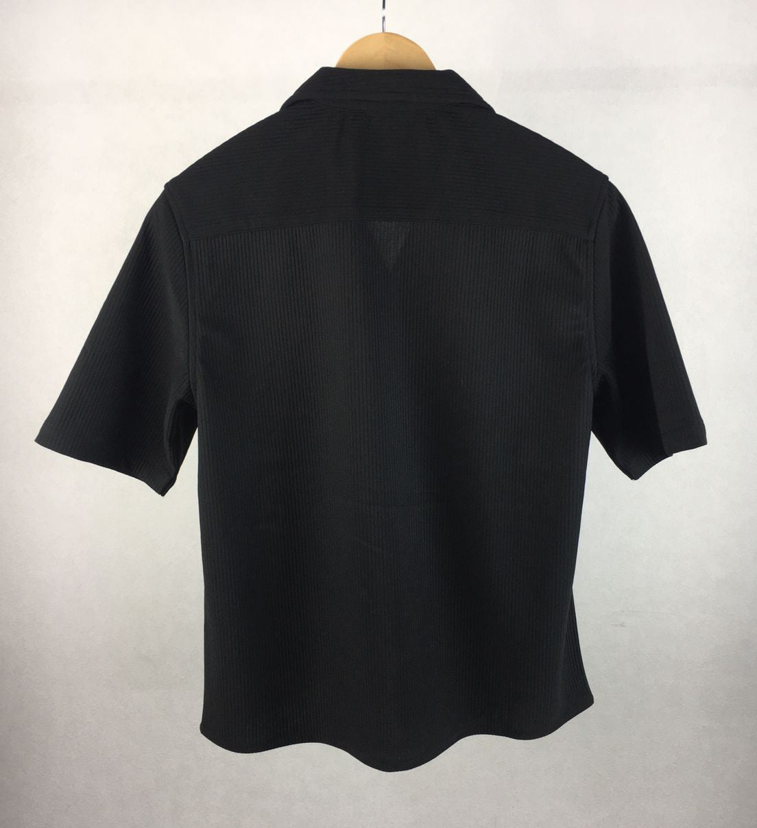 Cordaro Cuba - Black Rib Texture Cuba - Cuban Shirt - Unisex