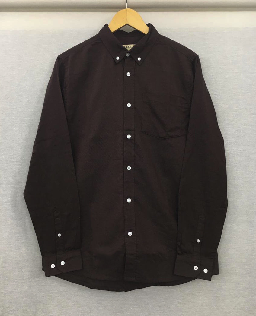 Oxford Shirt - Uninhibited - Dark Brown