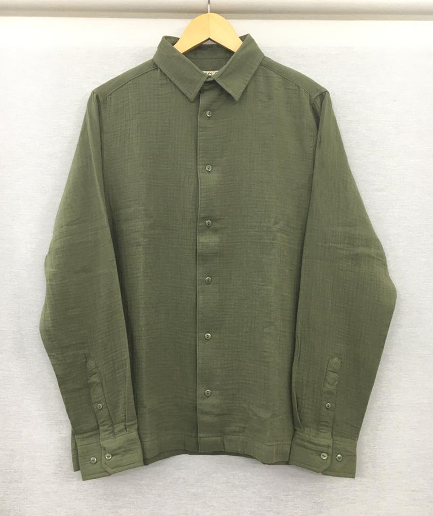 Waffle Shirt for Men - Dark Olive
