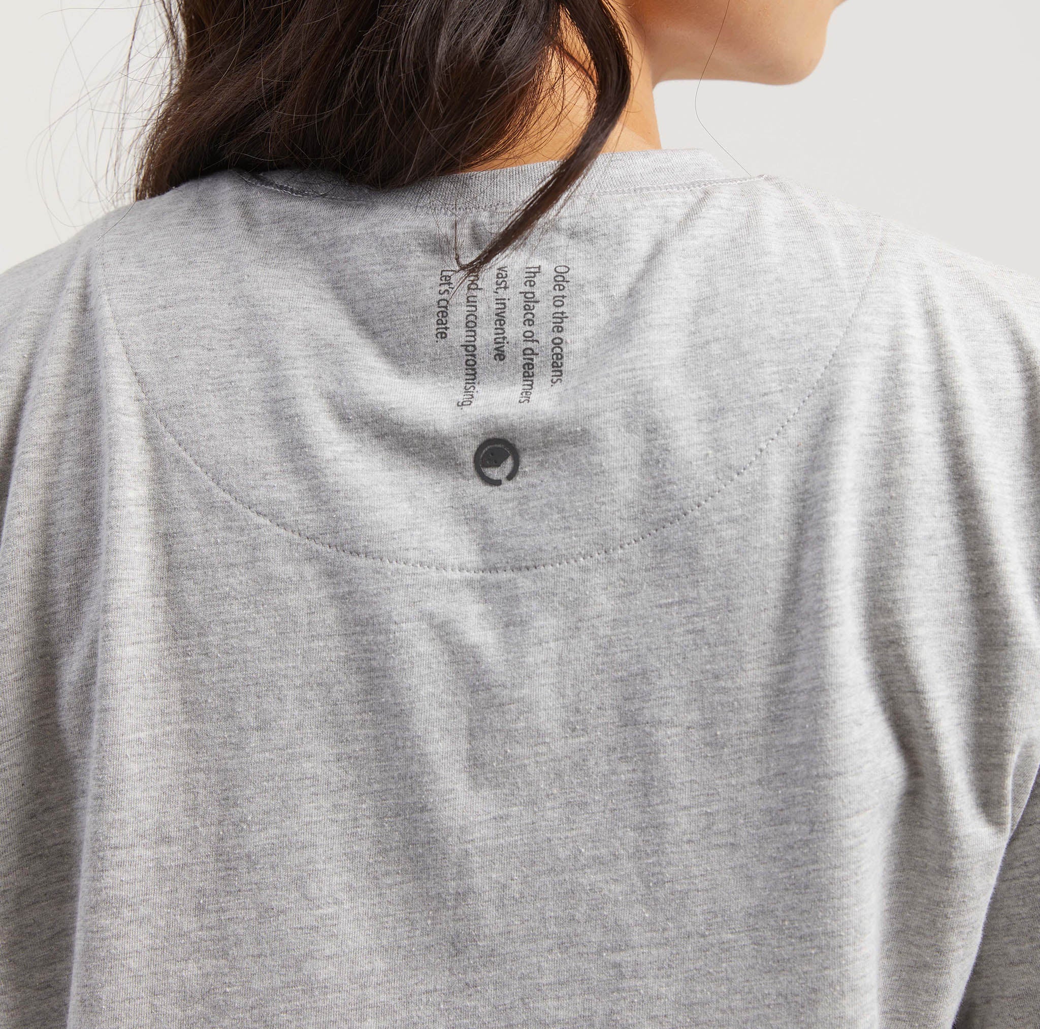 Honey Women's Cropped T-shirt - Grey Mel