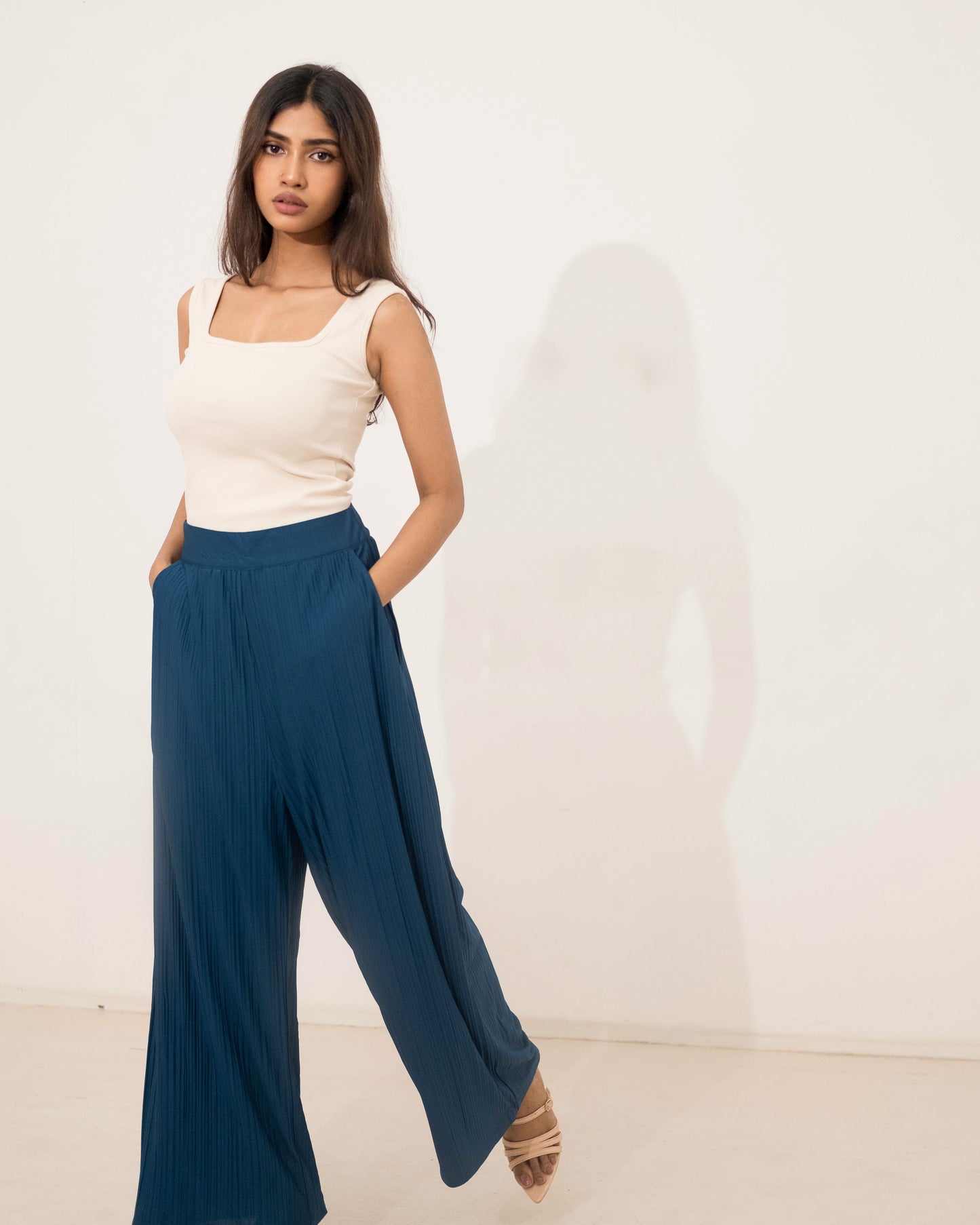 Serena - Teal Trousers