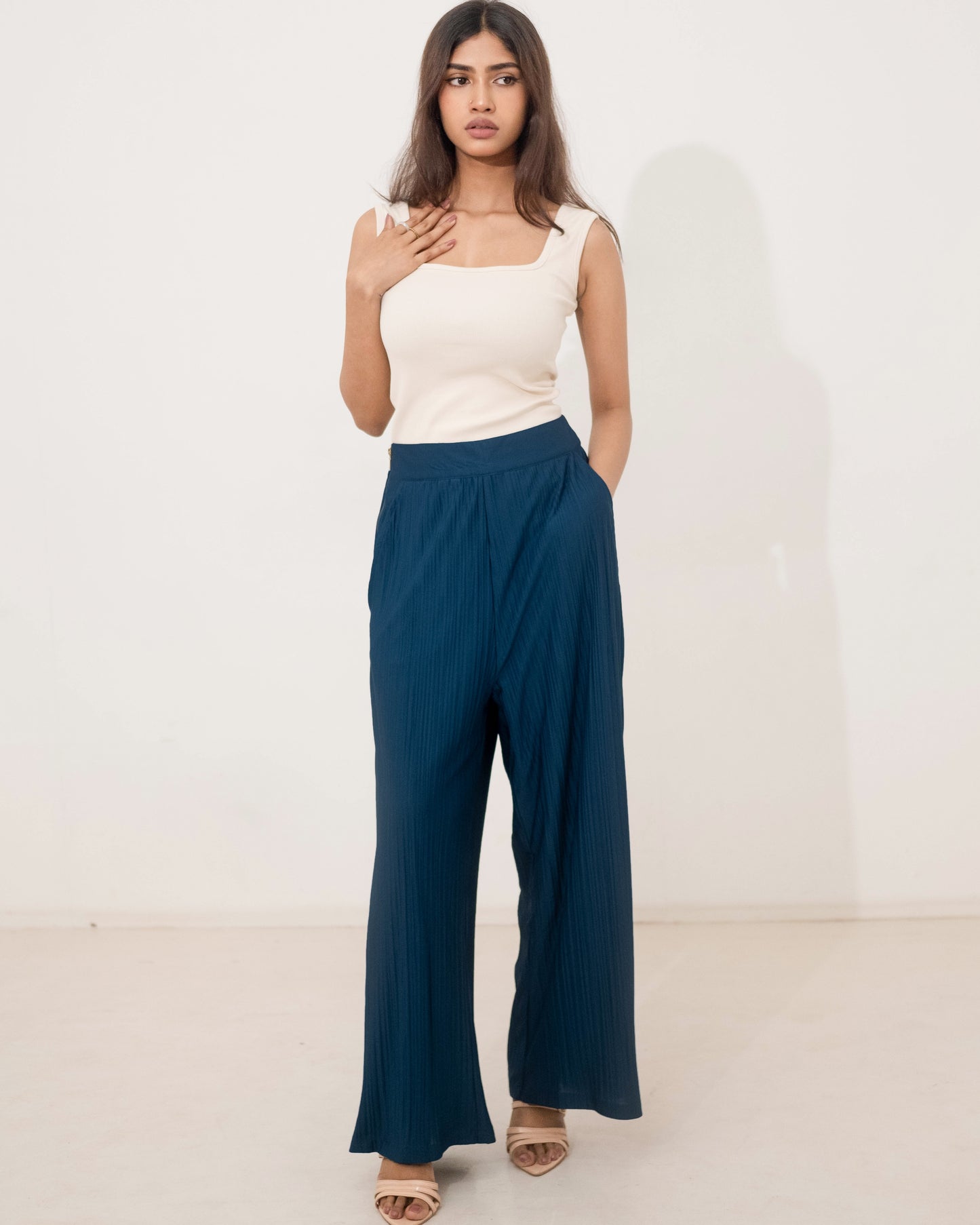 Serena - Teal Trousers