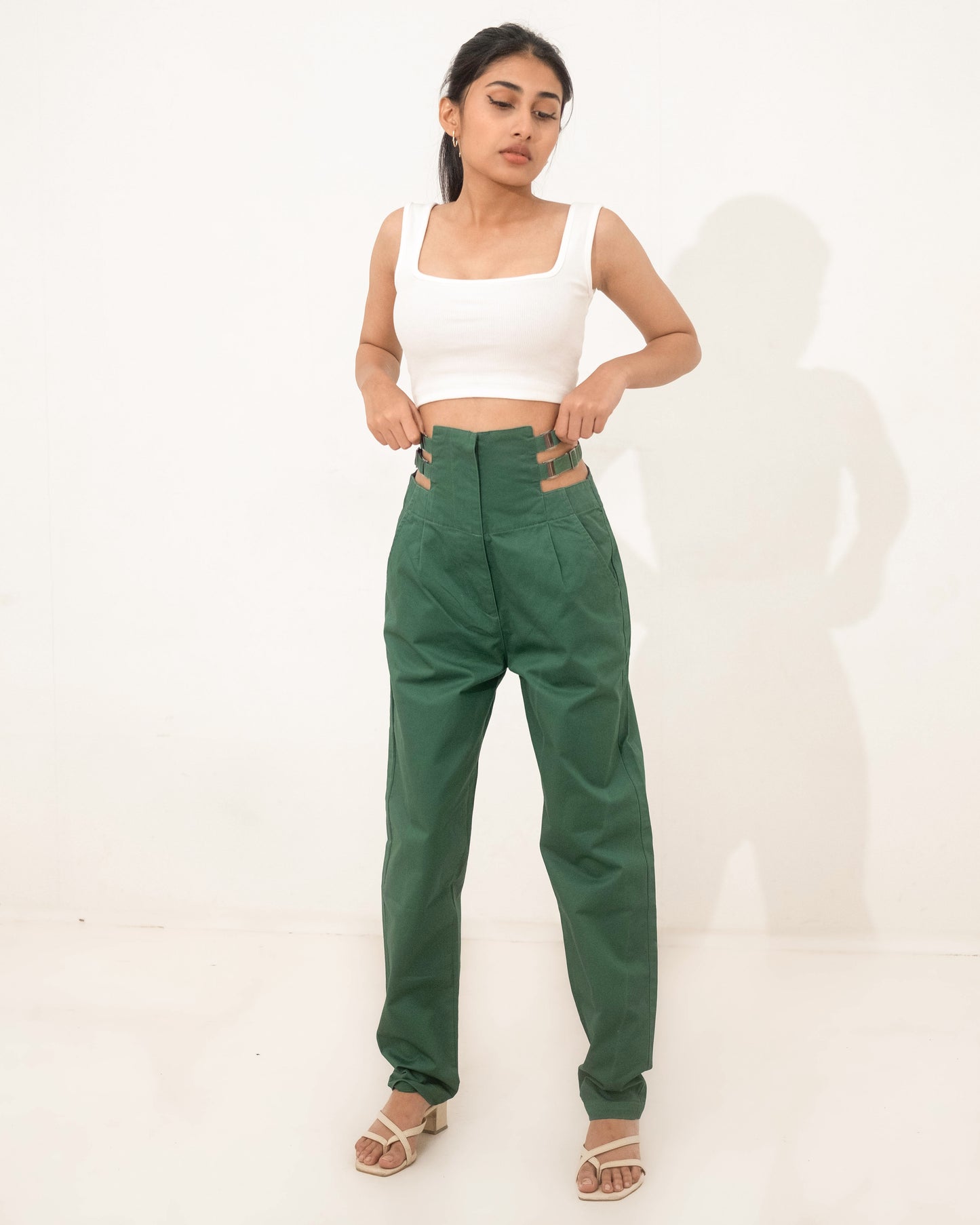 Cleo- Green Pants