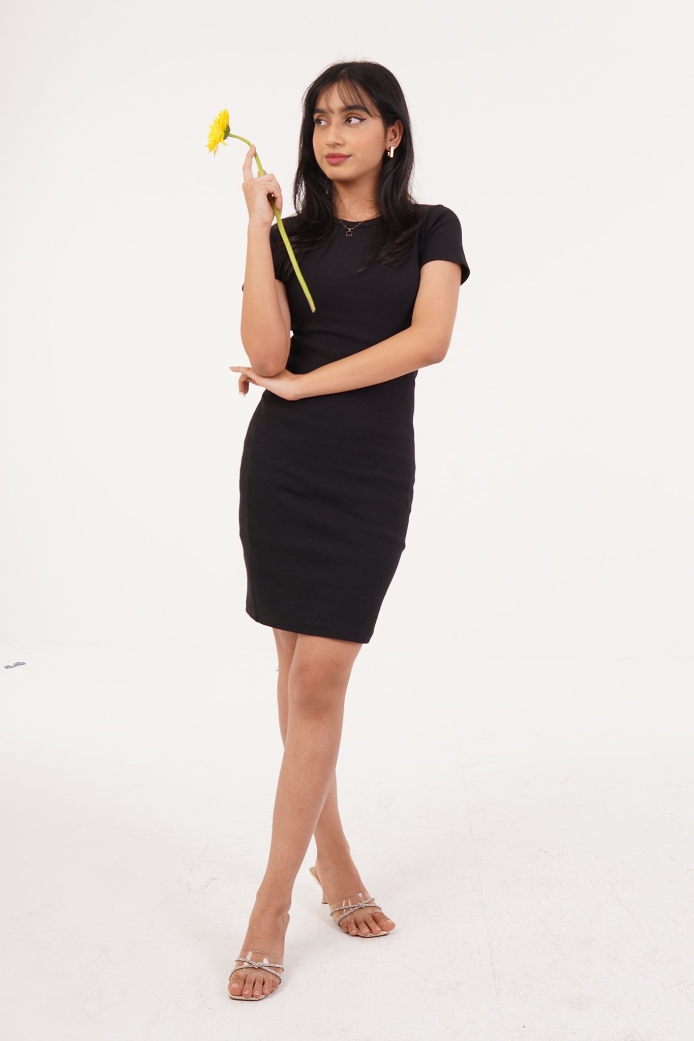 Sweetheart - Black Mini Bodycon