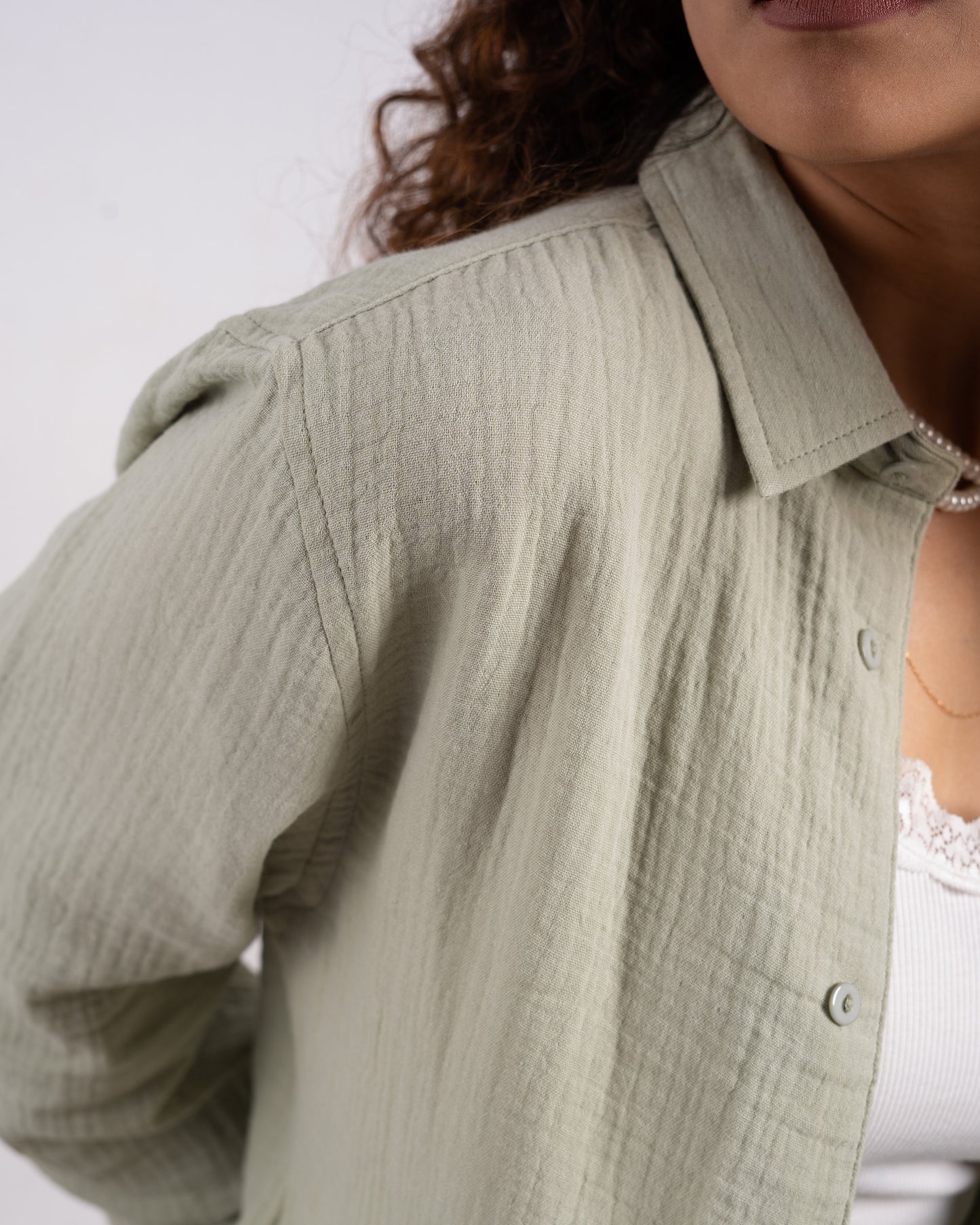 Waffle Shirt - Unisex - Light Lemon