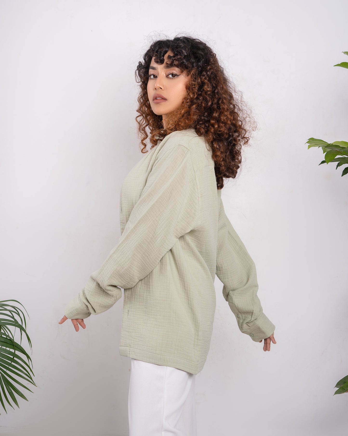 Waffle Shirt - Unisex - Light Lemon