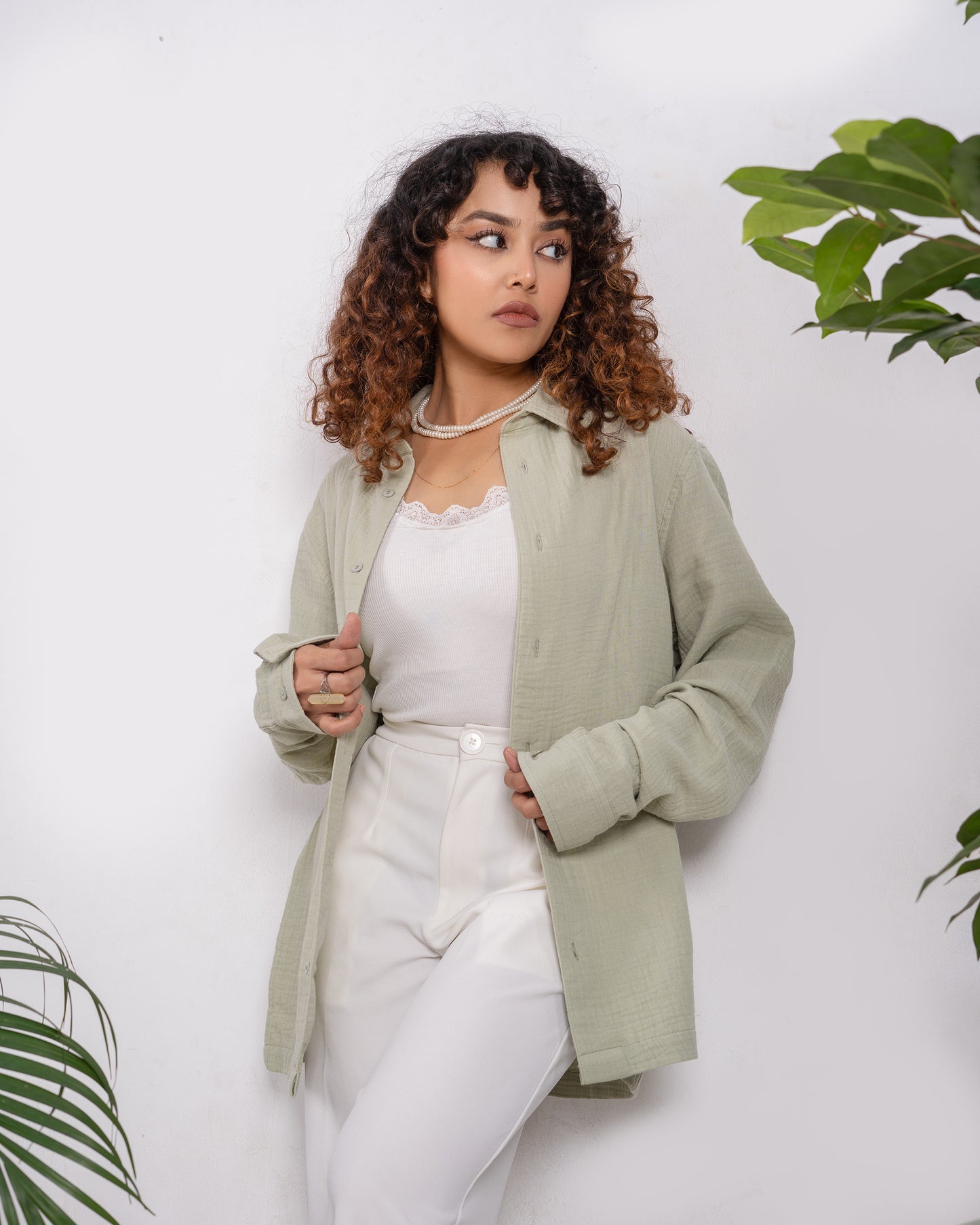 Waffle Shirt - Unisex - Light Lemon