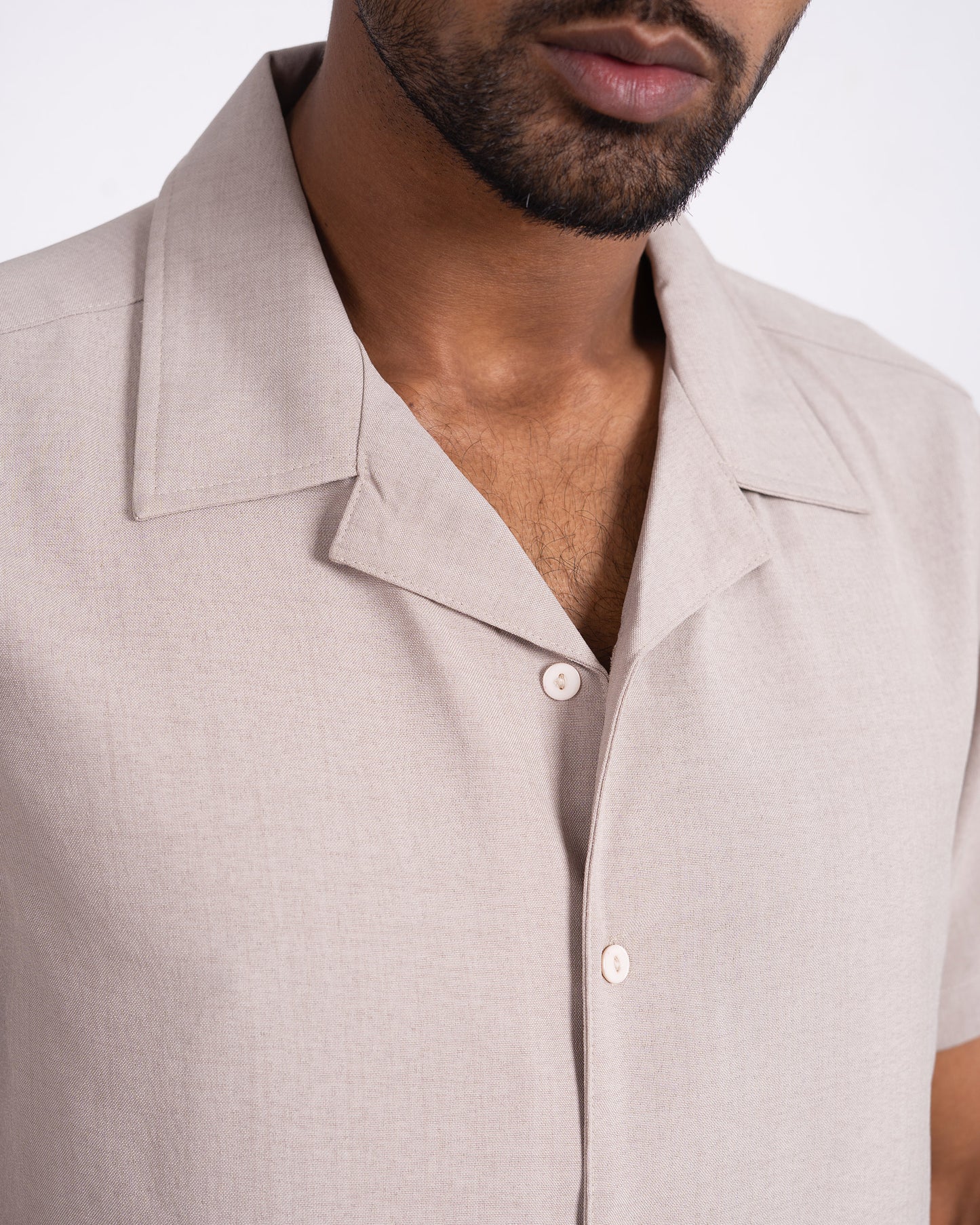 Cubana - Sand- Cuban Shirt For Men