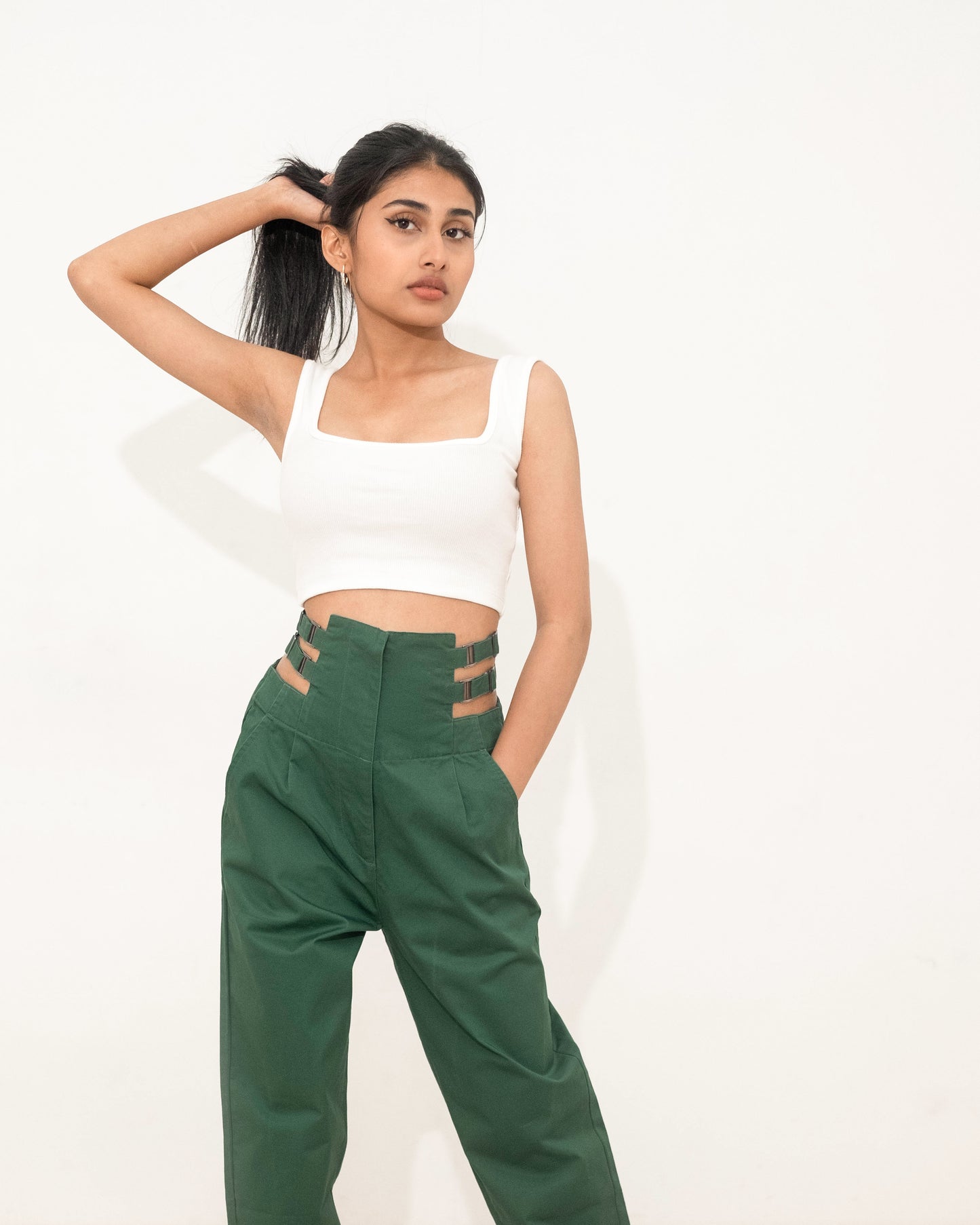 Cleo- Green Pants
