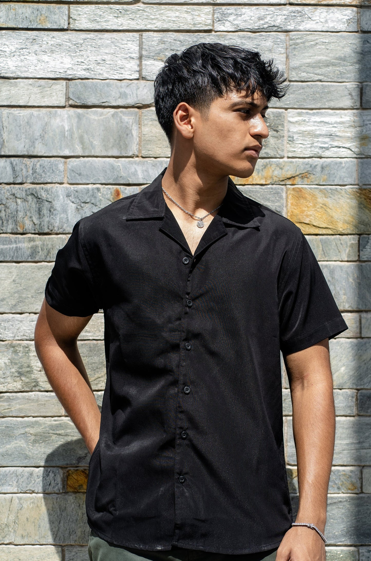 Cubana - Black - Cuban Shirt For Men