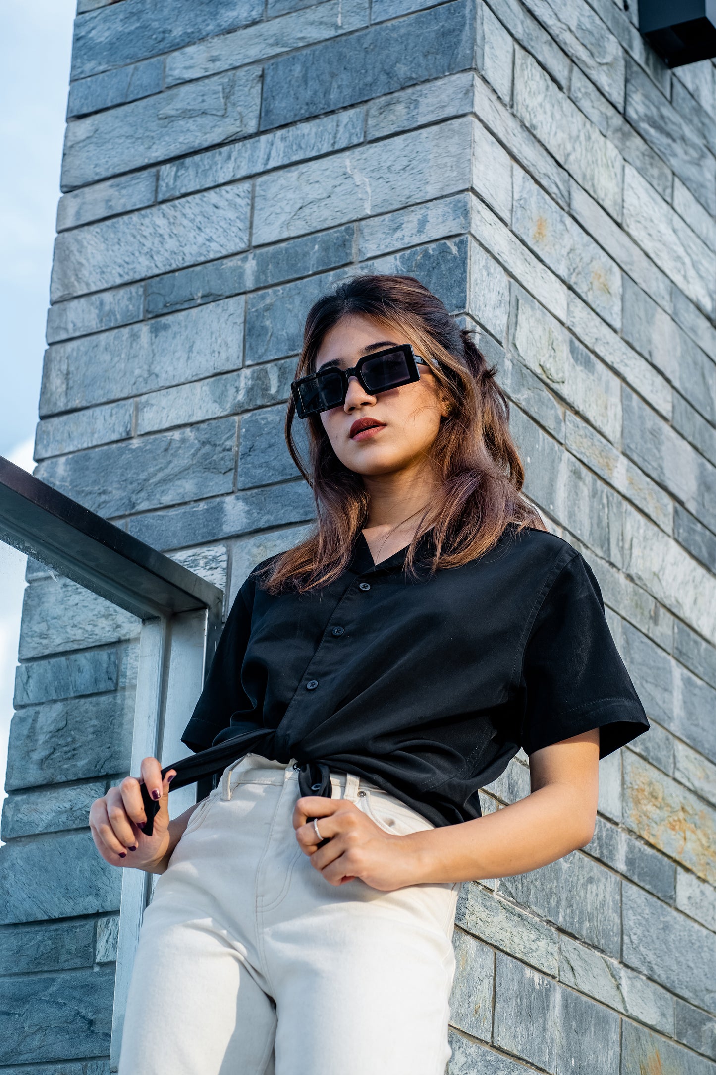 Cubana - Black - Cuban Shirt For Women
