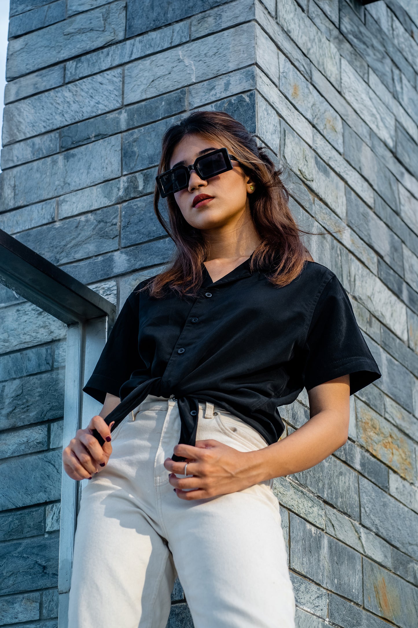 Cubana - Black - Cuban Shirt For Women