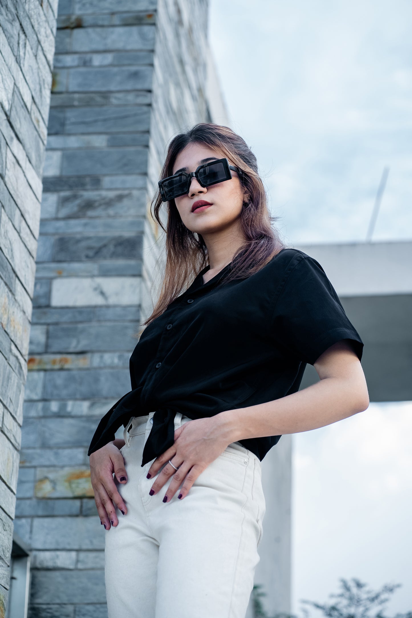 Cubana - Black - Cuban Shirt For Women