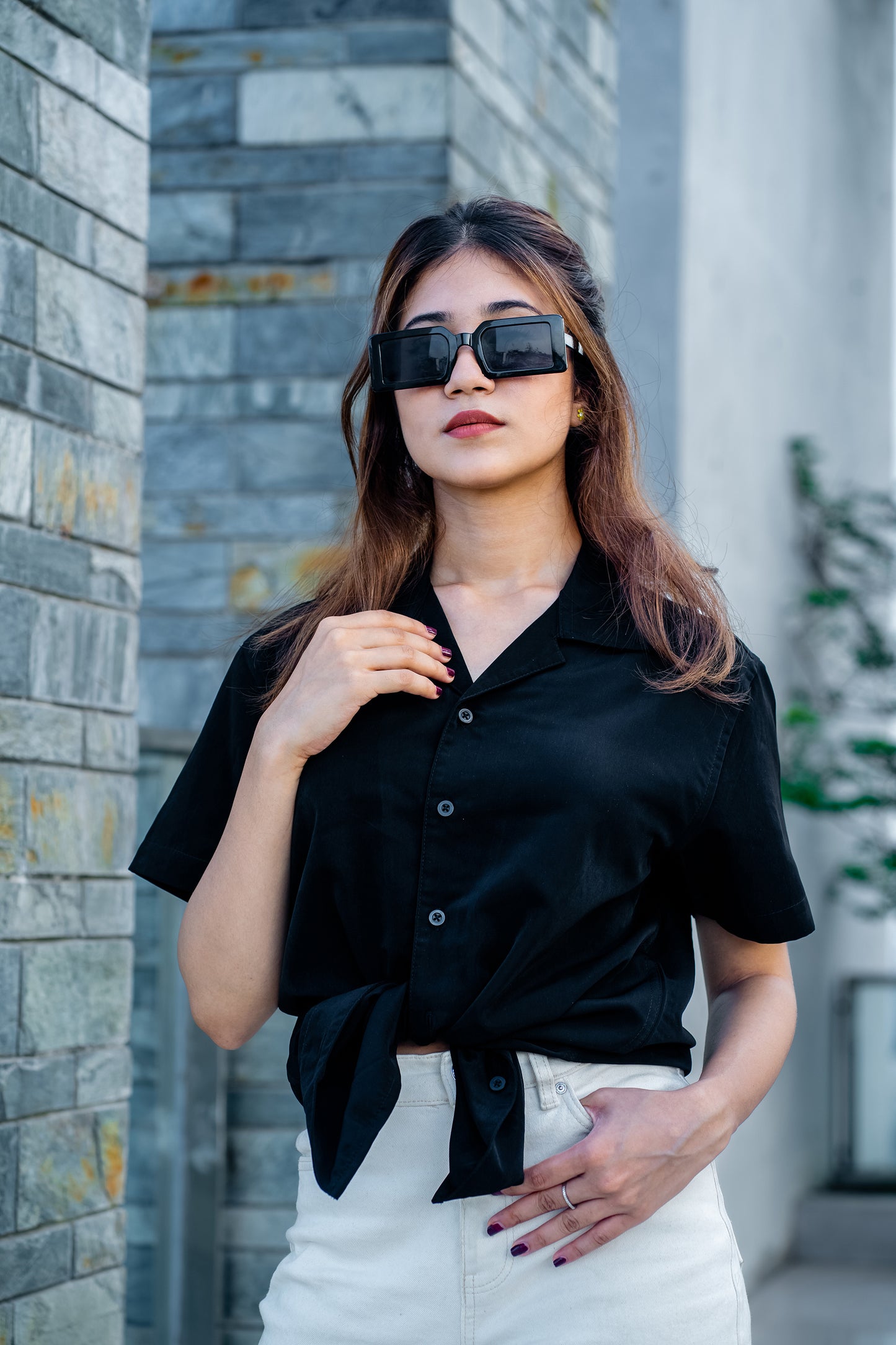 Cubana - Black - Cuban Shirt For Women