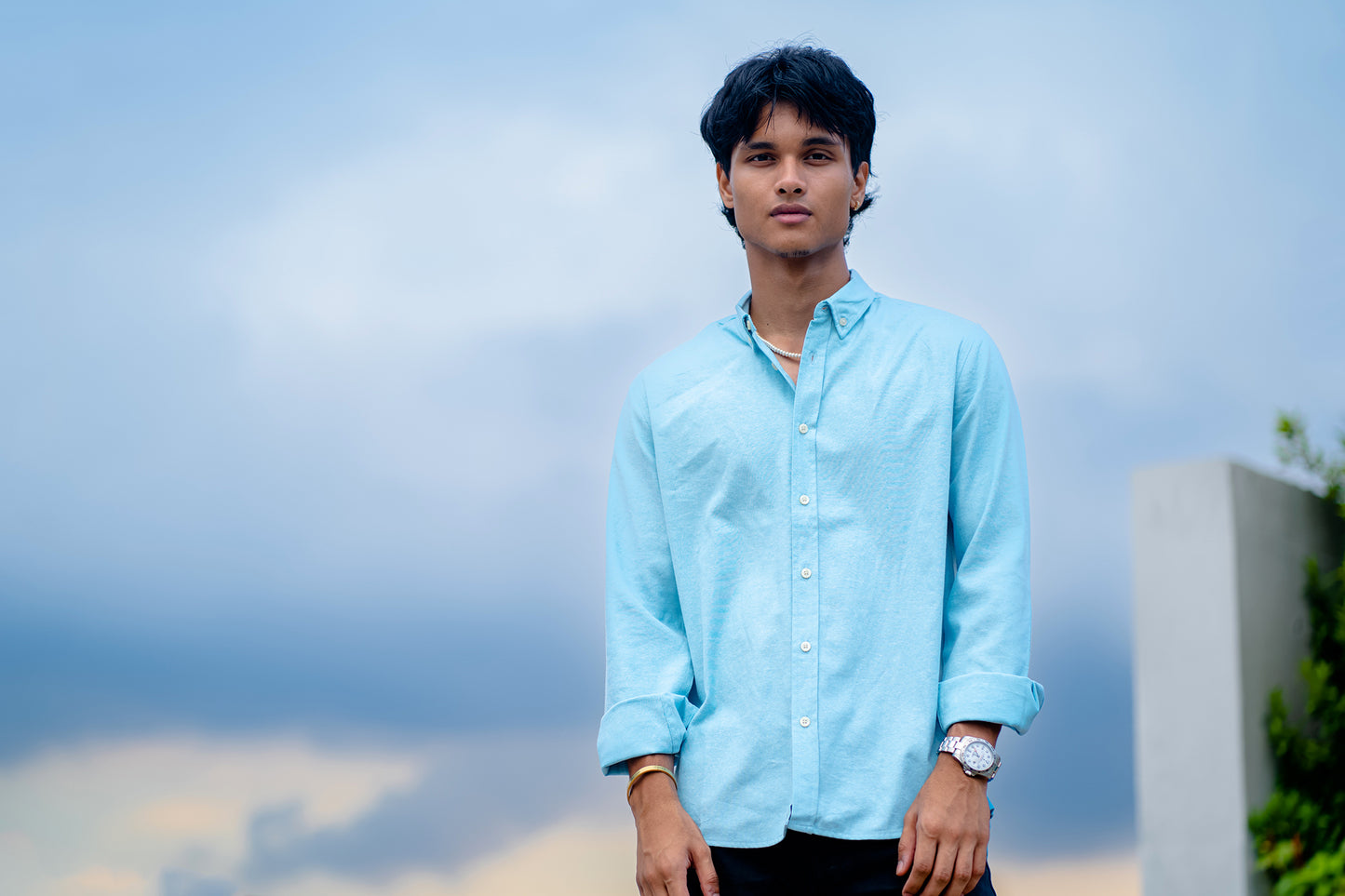 Arctic Blue - Casual Shirt For Men