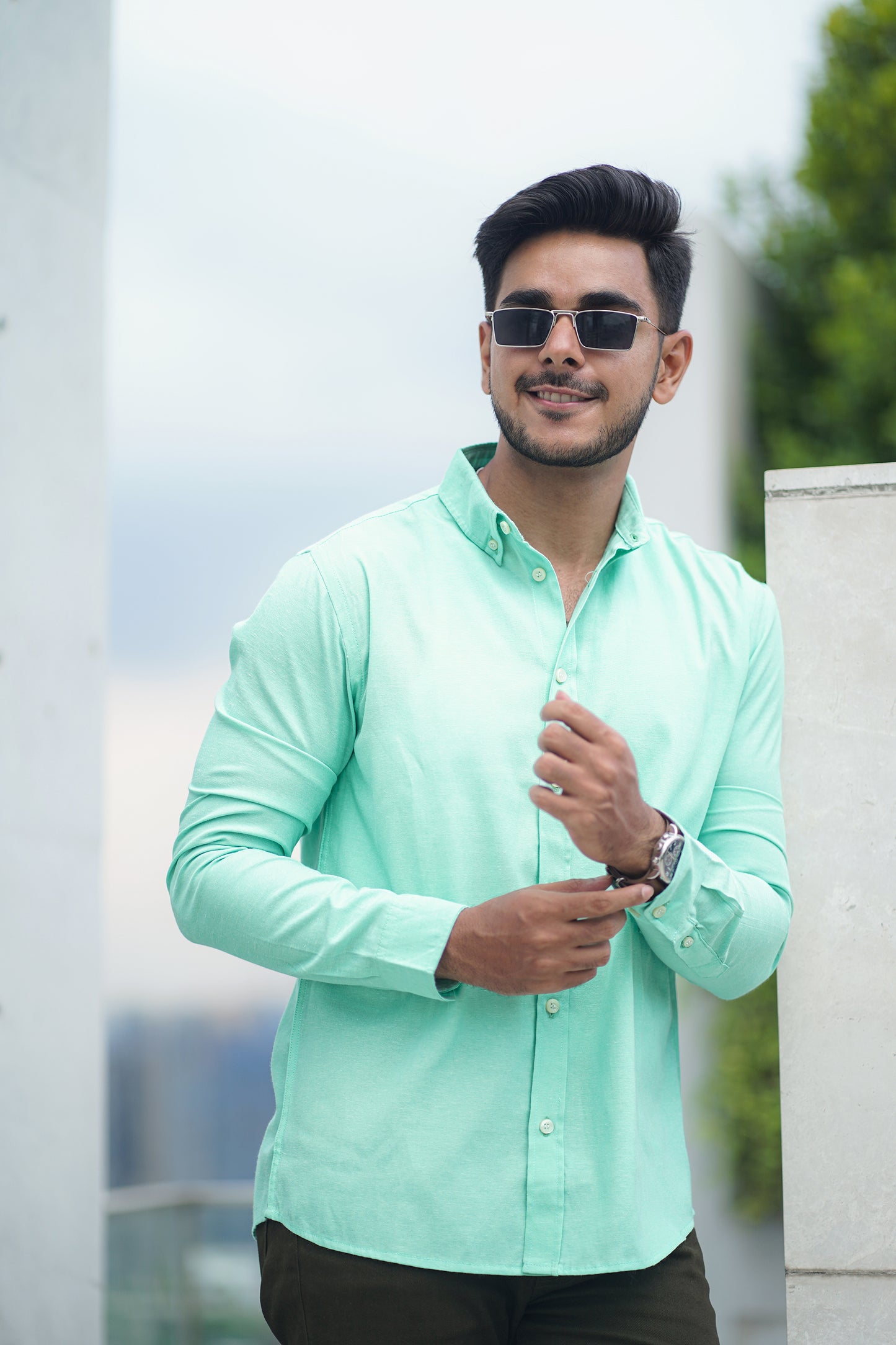Brook Green - Casual Shirt For Men
