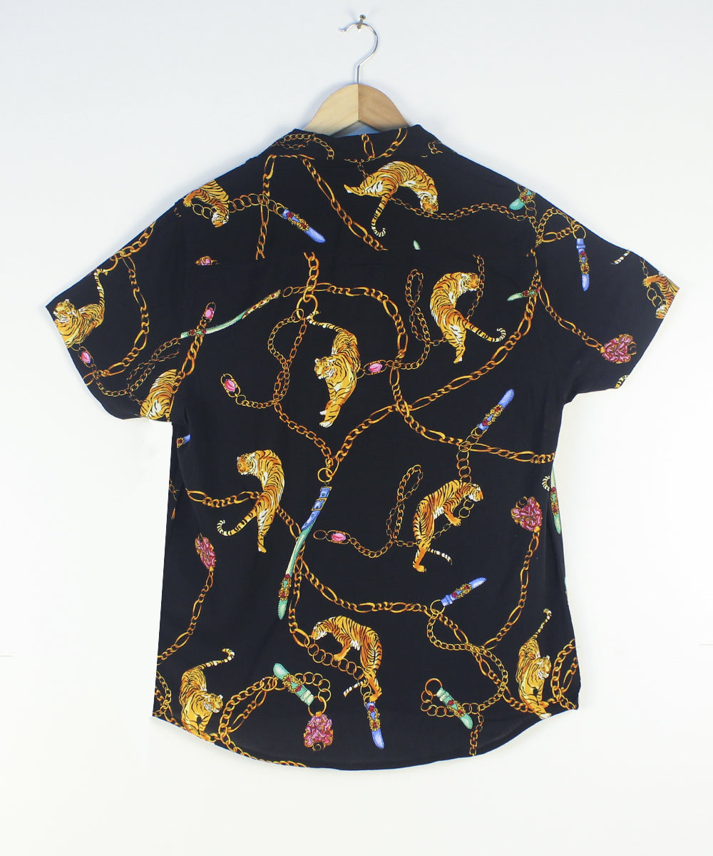 Cubana - Tigers and Chains - Cuban Shirt For Men