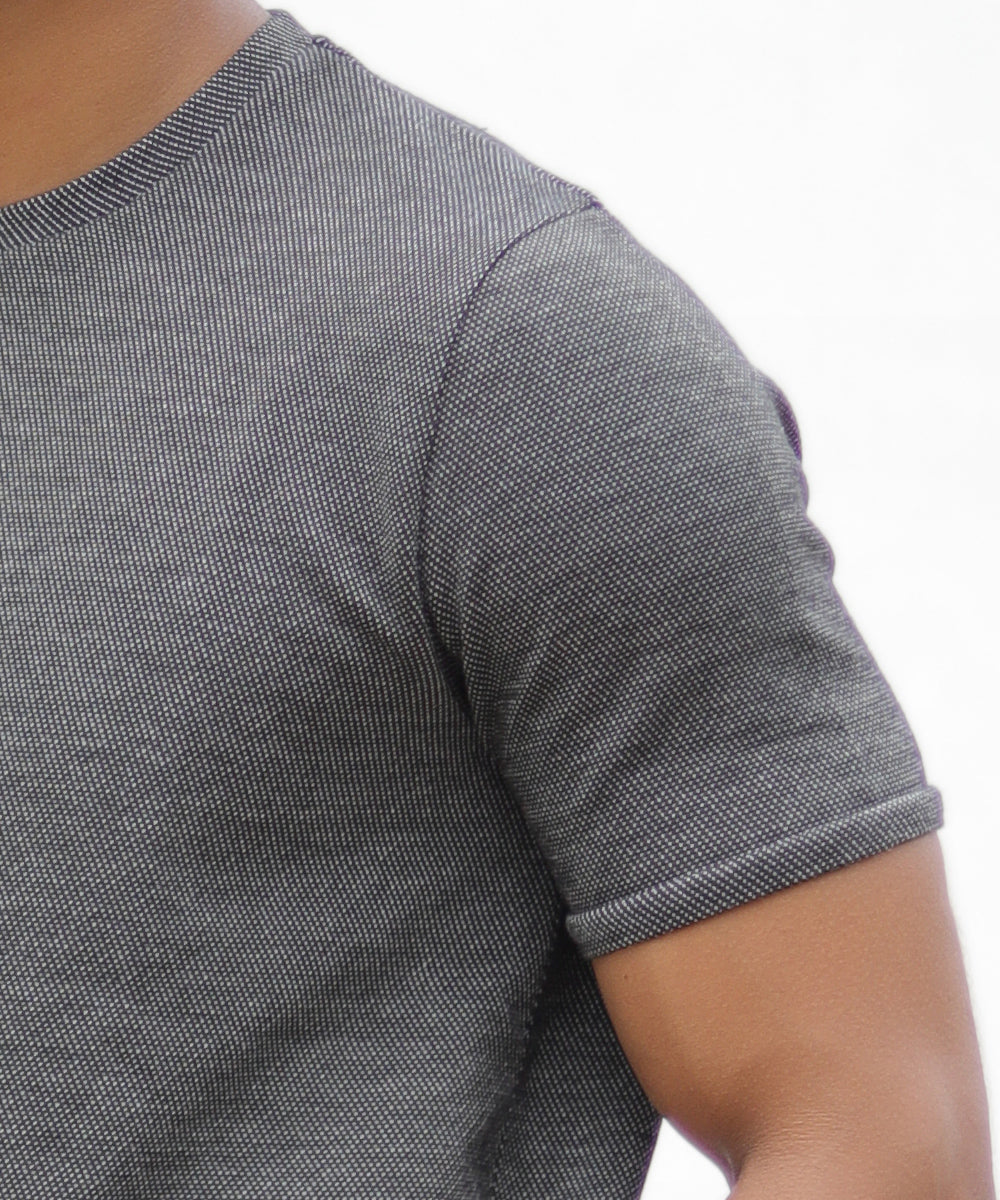 JW Tee- Black Waffle T-Shirt